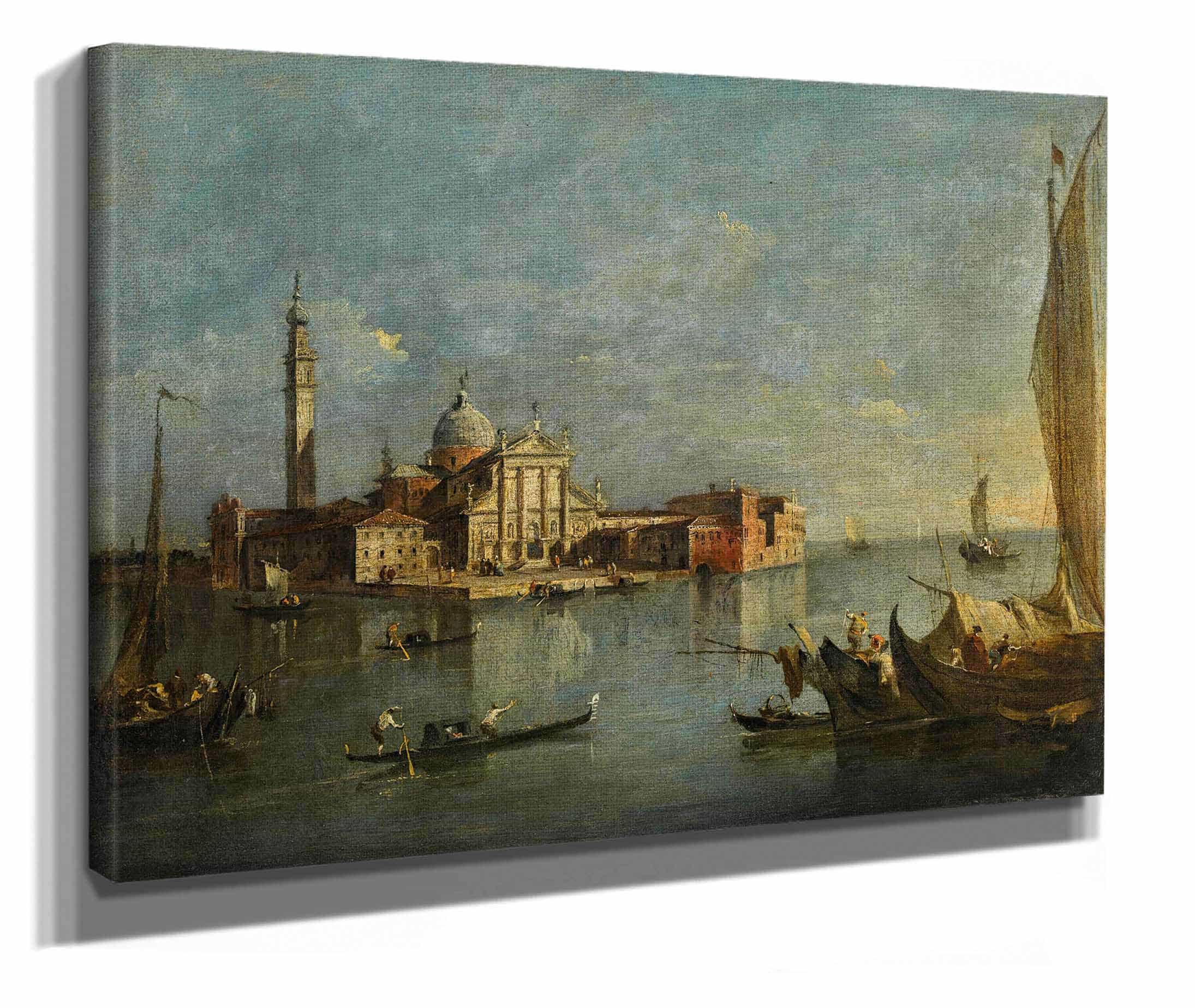 Venice A View Of San Giorgio Maggiore by Francesco Guardi