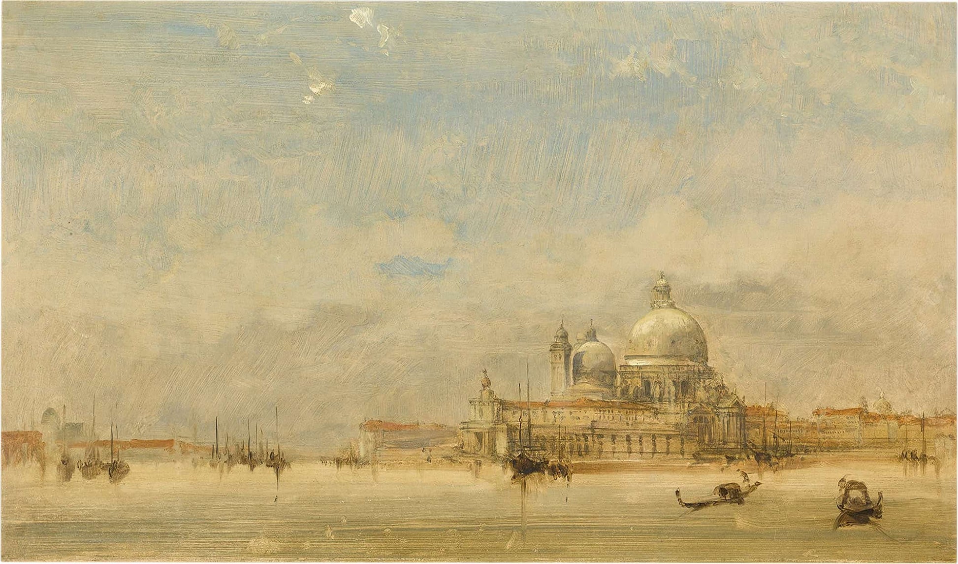 Venice A View Of The Basilica Of Santa Maria Della Salute by David Roberts
