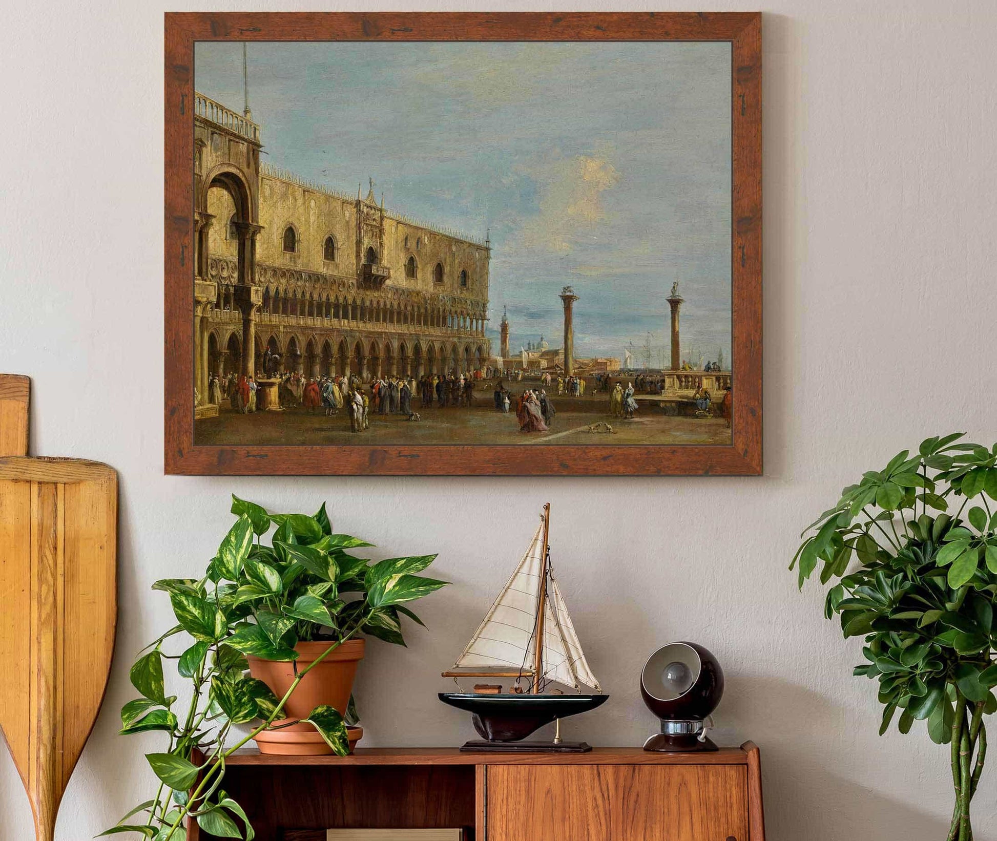 Venice A View Of The Piazzetta Looking South With The Palazzo Ducale by Francesco Guardi