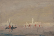 Venice From The Lagoon by Hercules Brabazon Brabazon