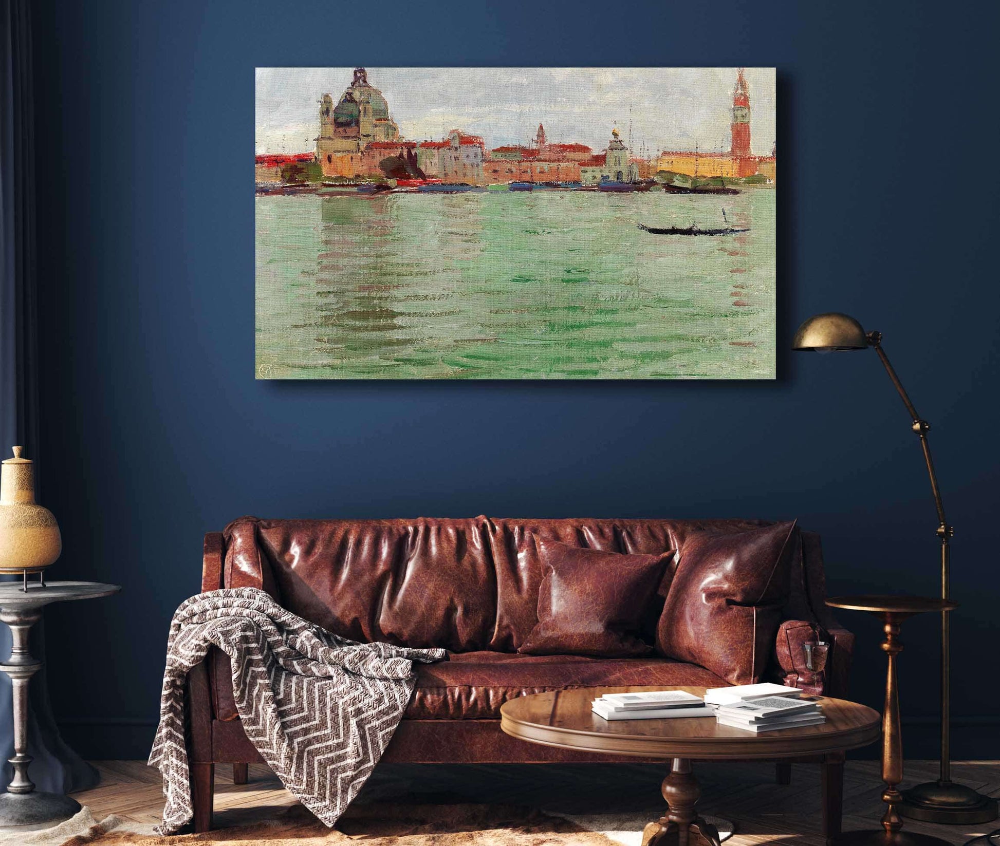 Venice Santa Maria Della Salute And Campanile Di San Marco by Carl Moll