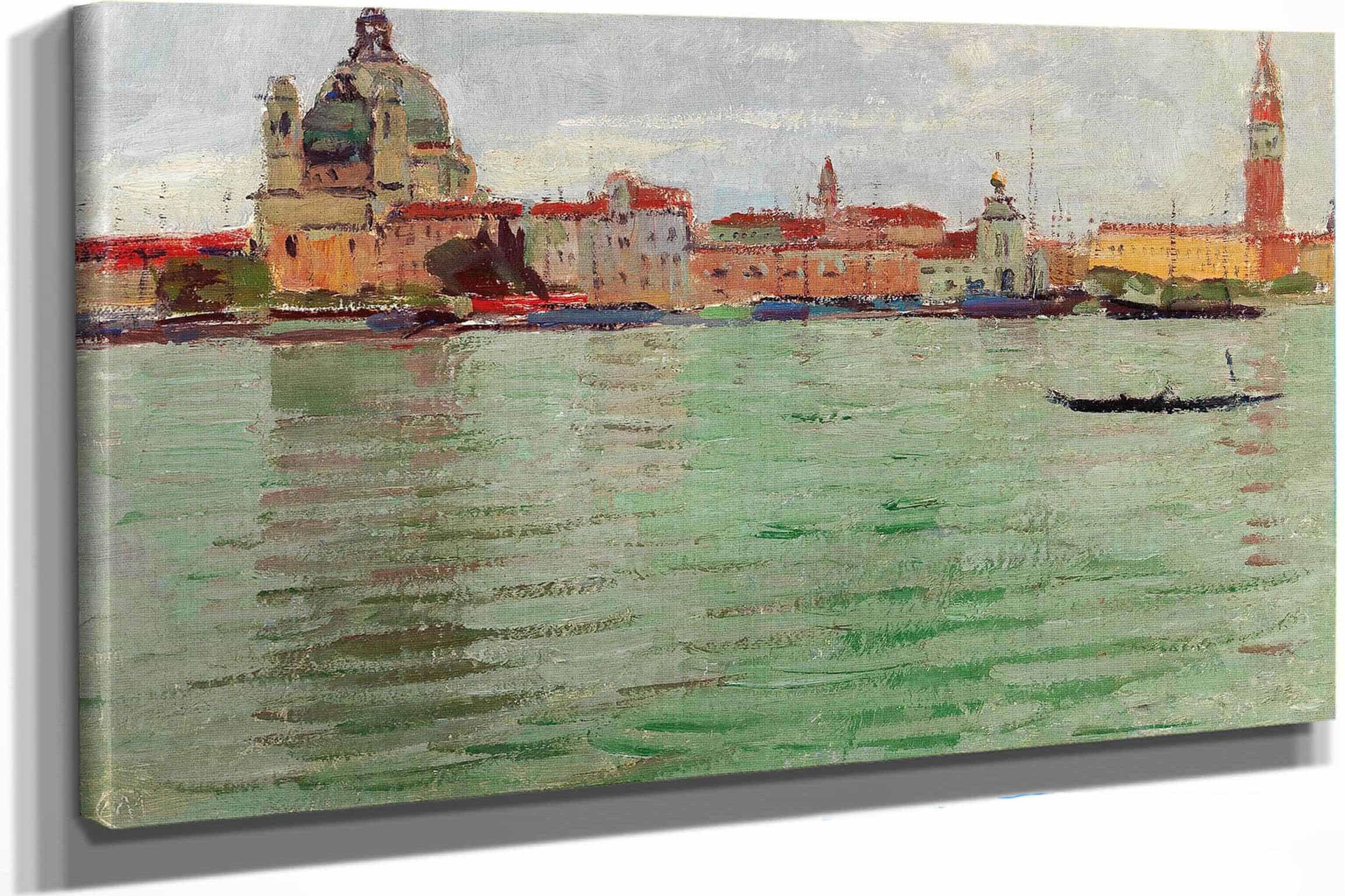Venice Santa Maria Della Salute And Campanile Di San Marco by Carl Moll