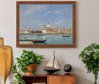 Venice Santa Maria Della Salute From San Giorgio by Eugene Boudin