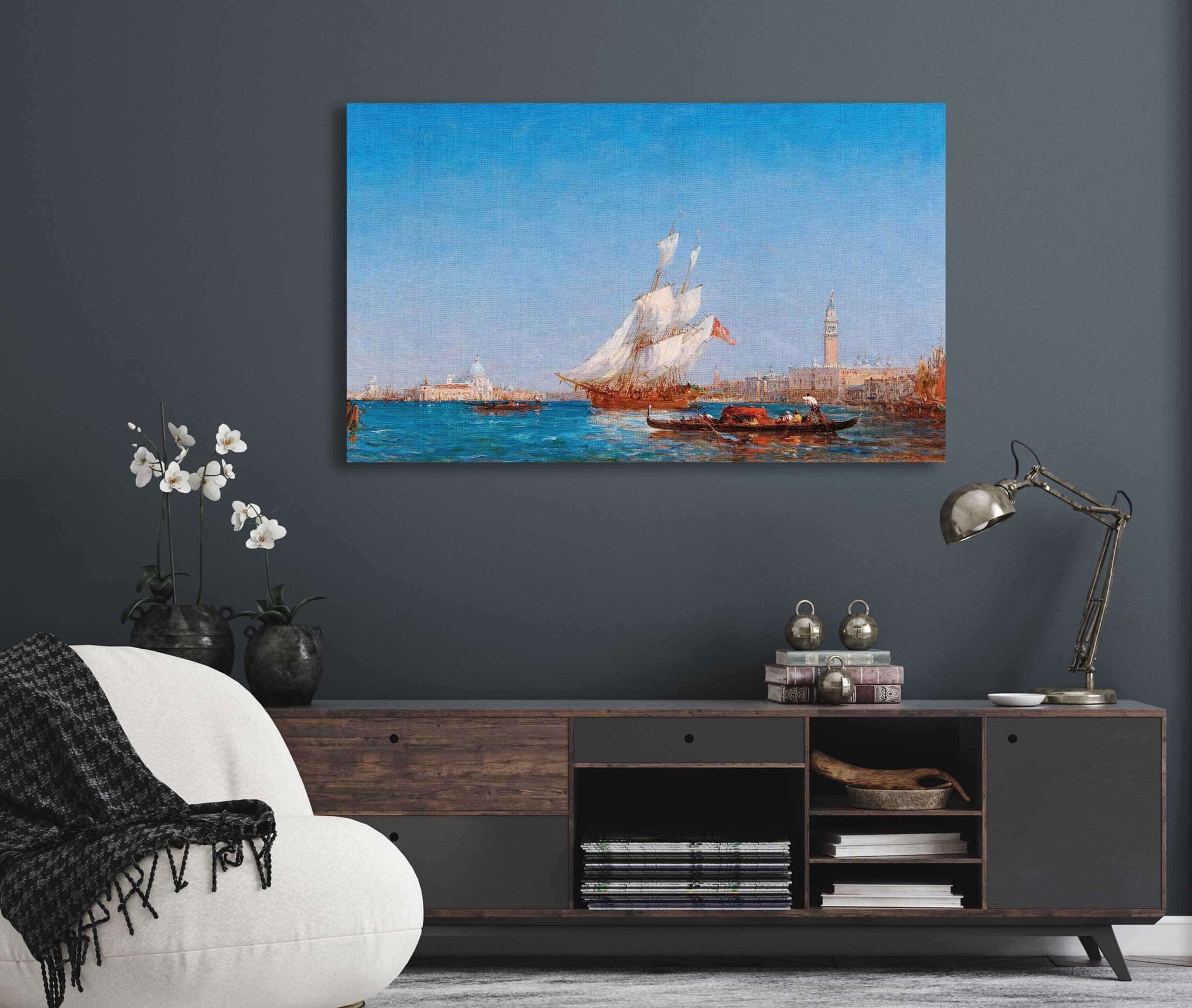 Venice The Bacino Di San Marco by Felix Ziem