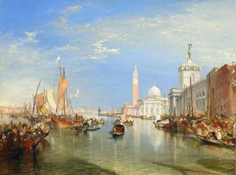 Venice The Dogana And San Giorgio Maggiore by Joseph Mallord William Turner