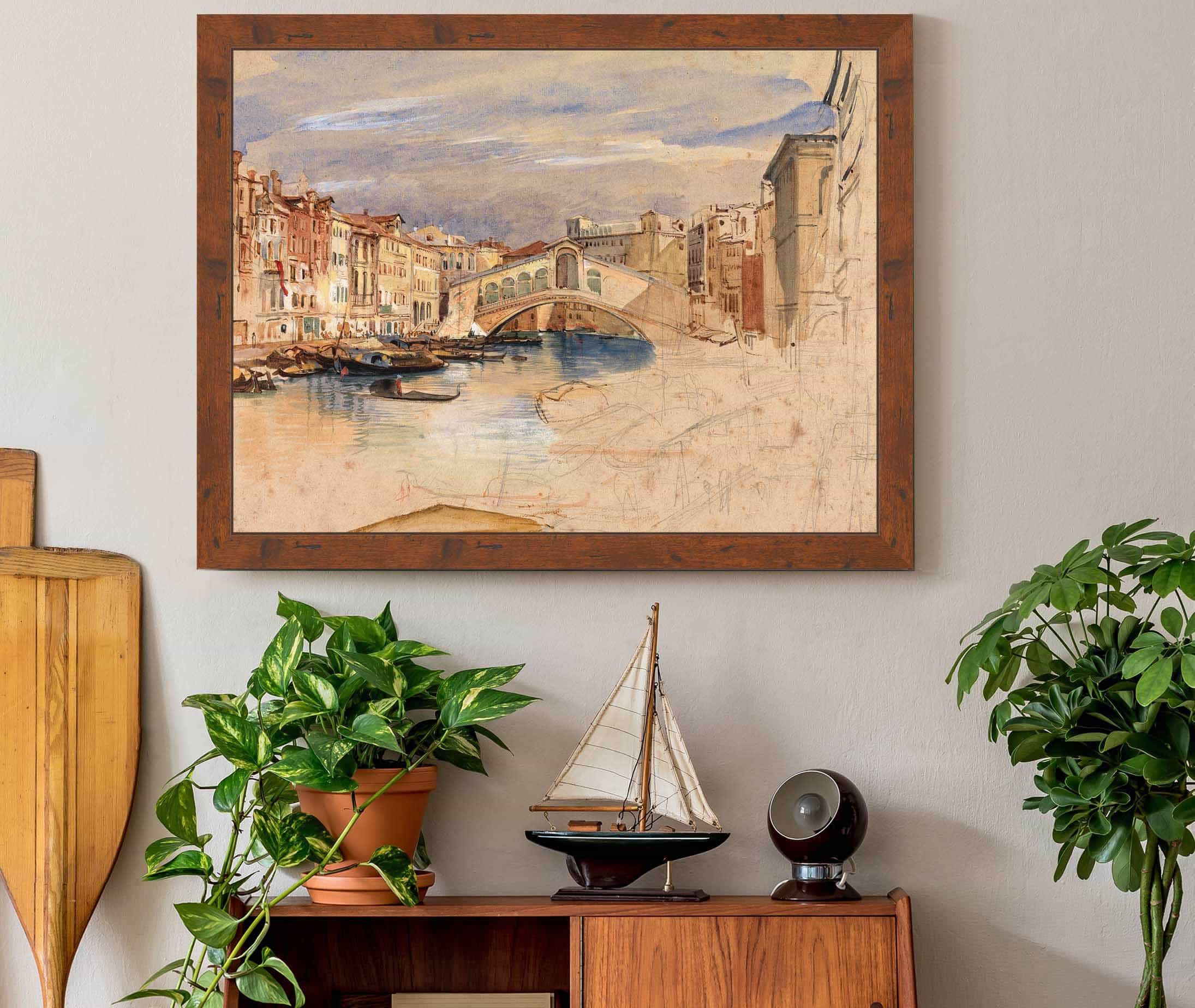 Venice The Grand Canal And Rialto by John Frederick Lewis