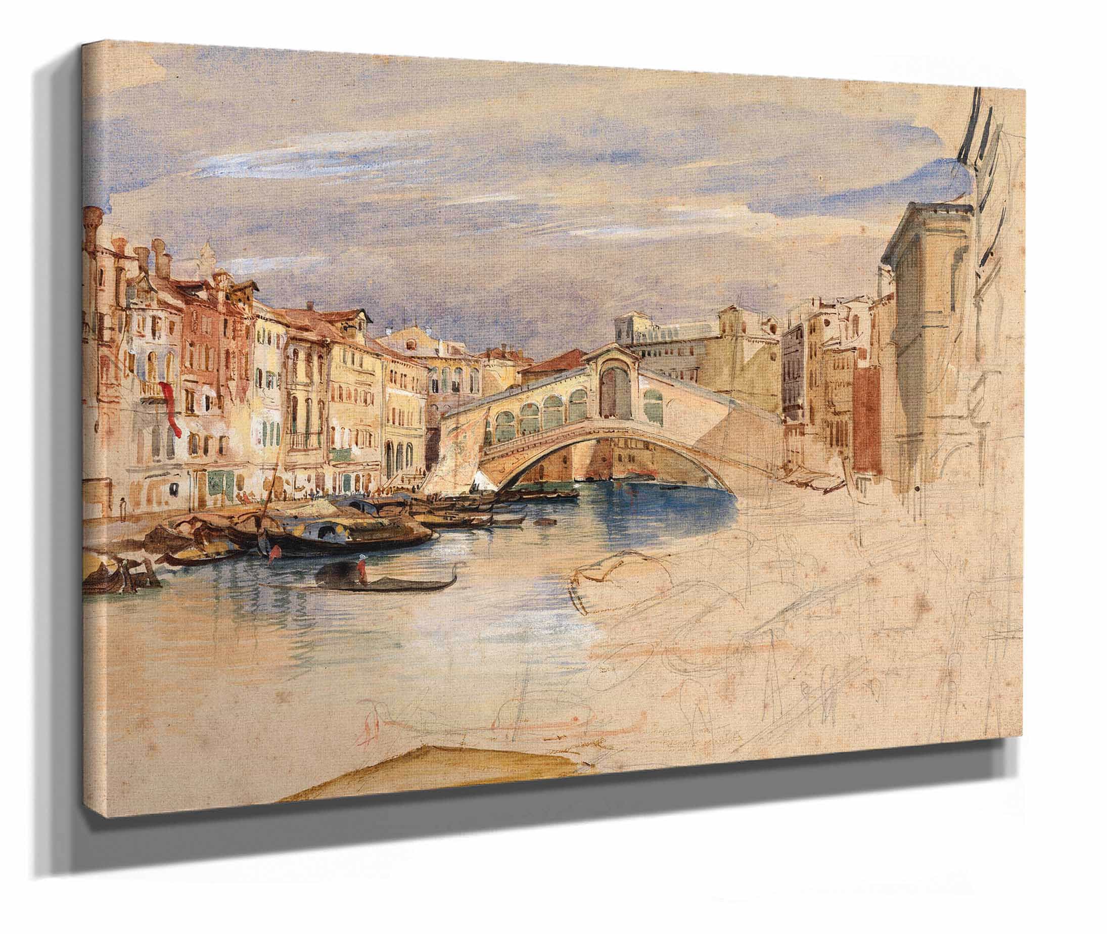 Venice The Grand Canal And Rialto by John Frederick Lewis