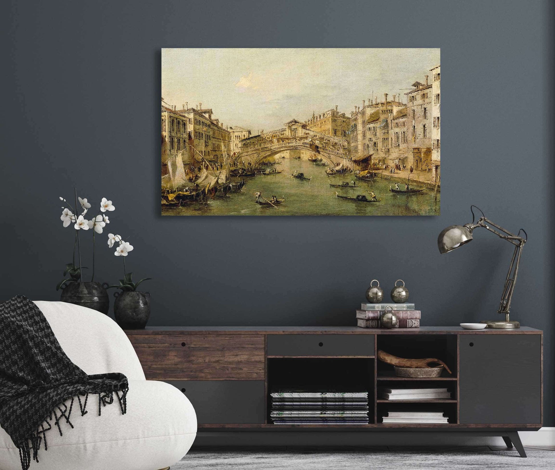 Venice The Rialto by Francesco Guardi