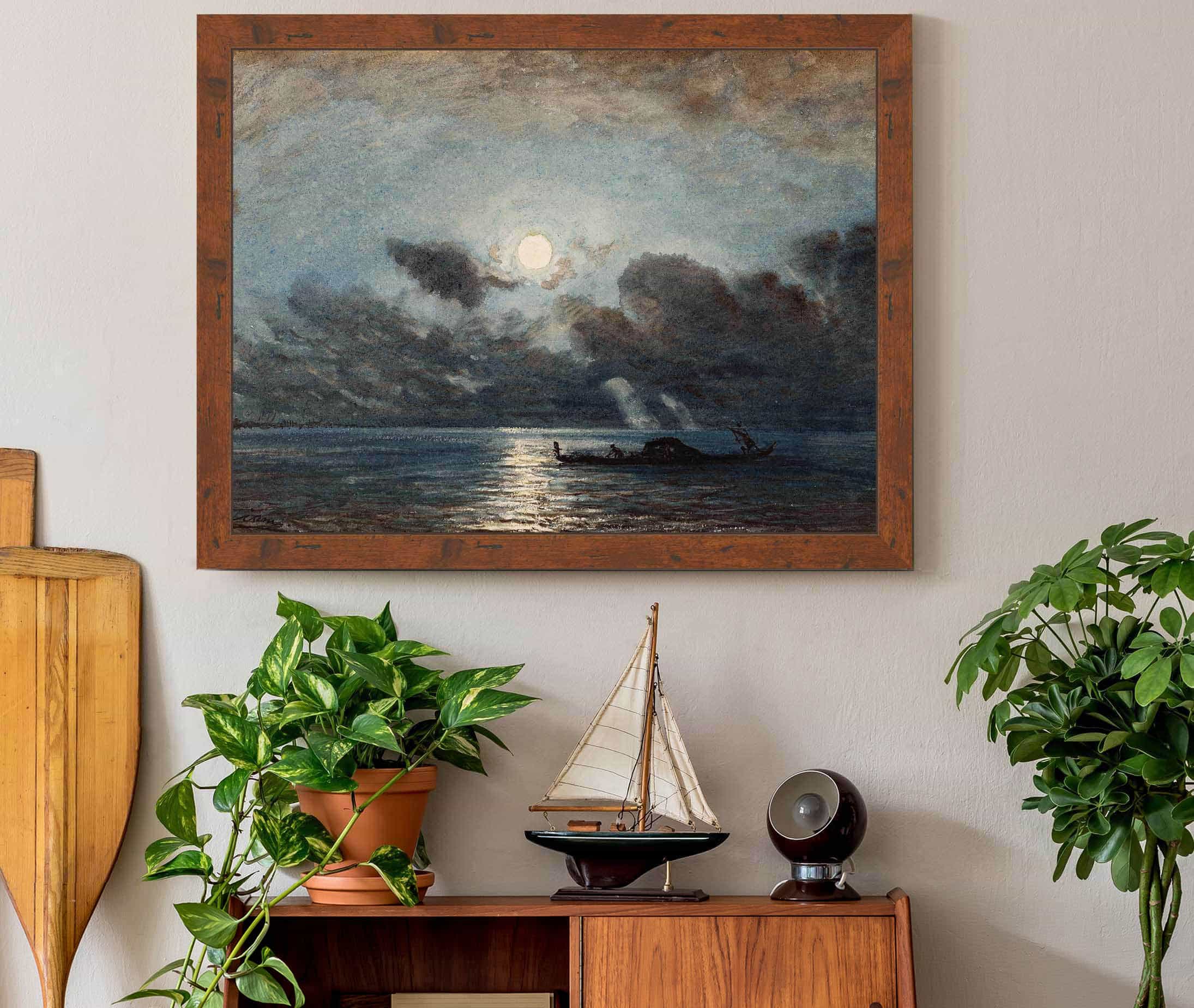 Venise Clair De Lune by Felix Ziem