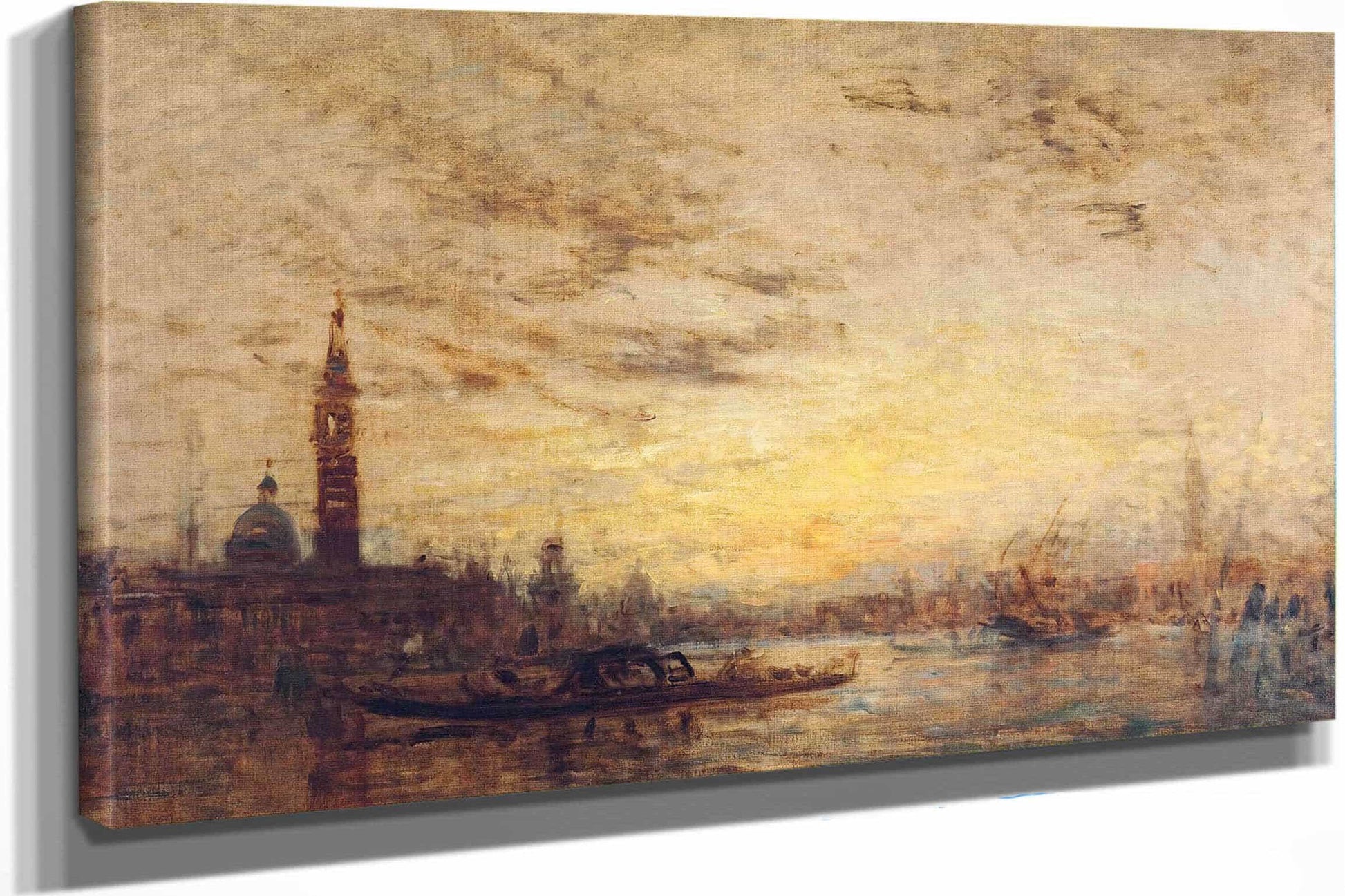 Venise La Giudecca Au Crepuscule by Felix Ziem