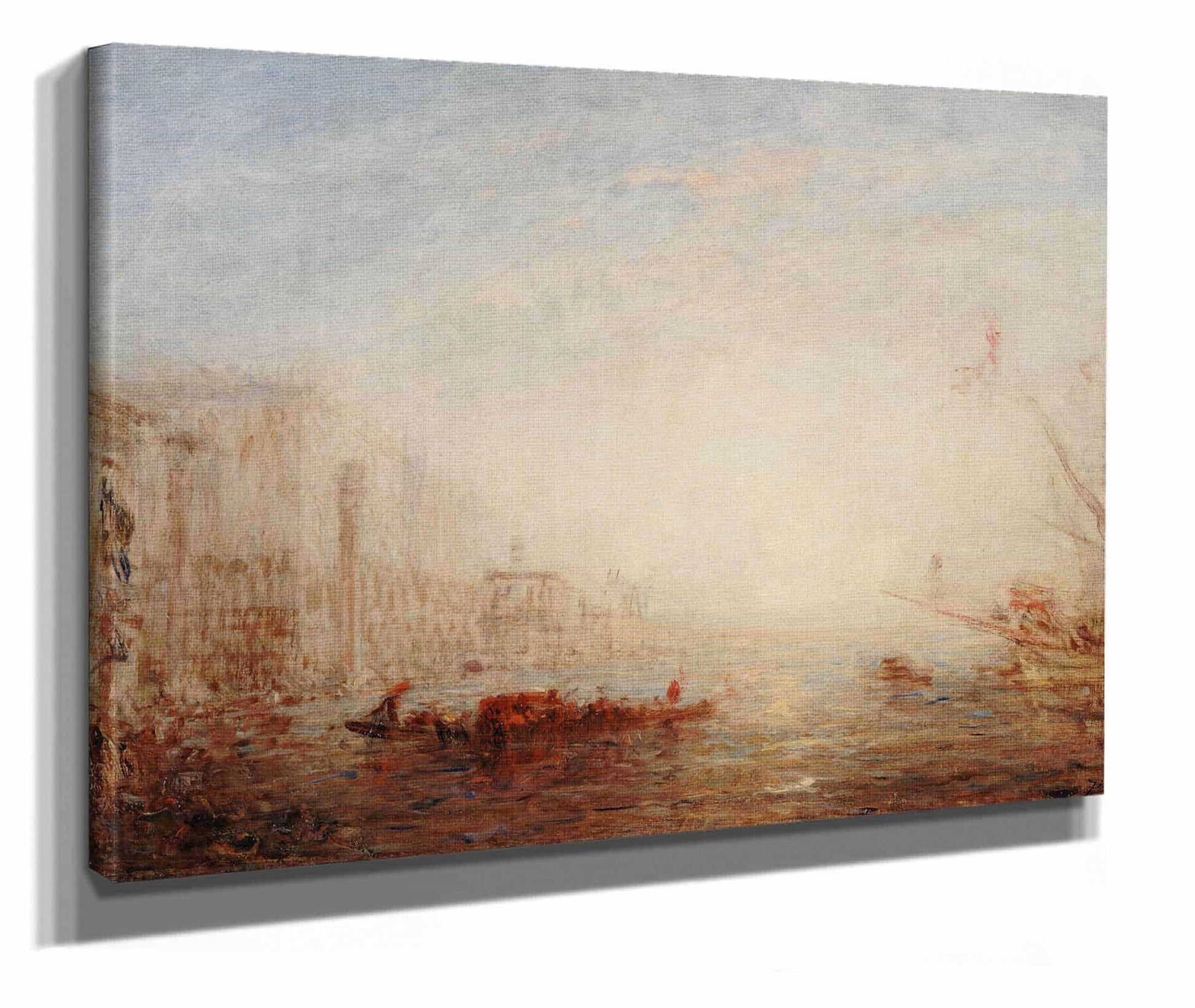 Venise Le Grand Canal Au Soleil Levant by Felix Ziem