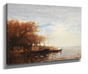 Venise Le Jardin Francais Au Clair De Lune by Felix Ziem