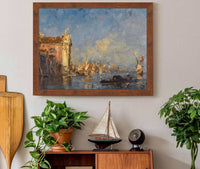 Venise Leglise Des Gesuati by Felix Ziem