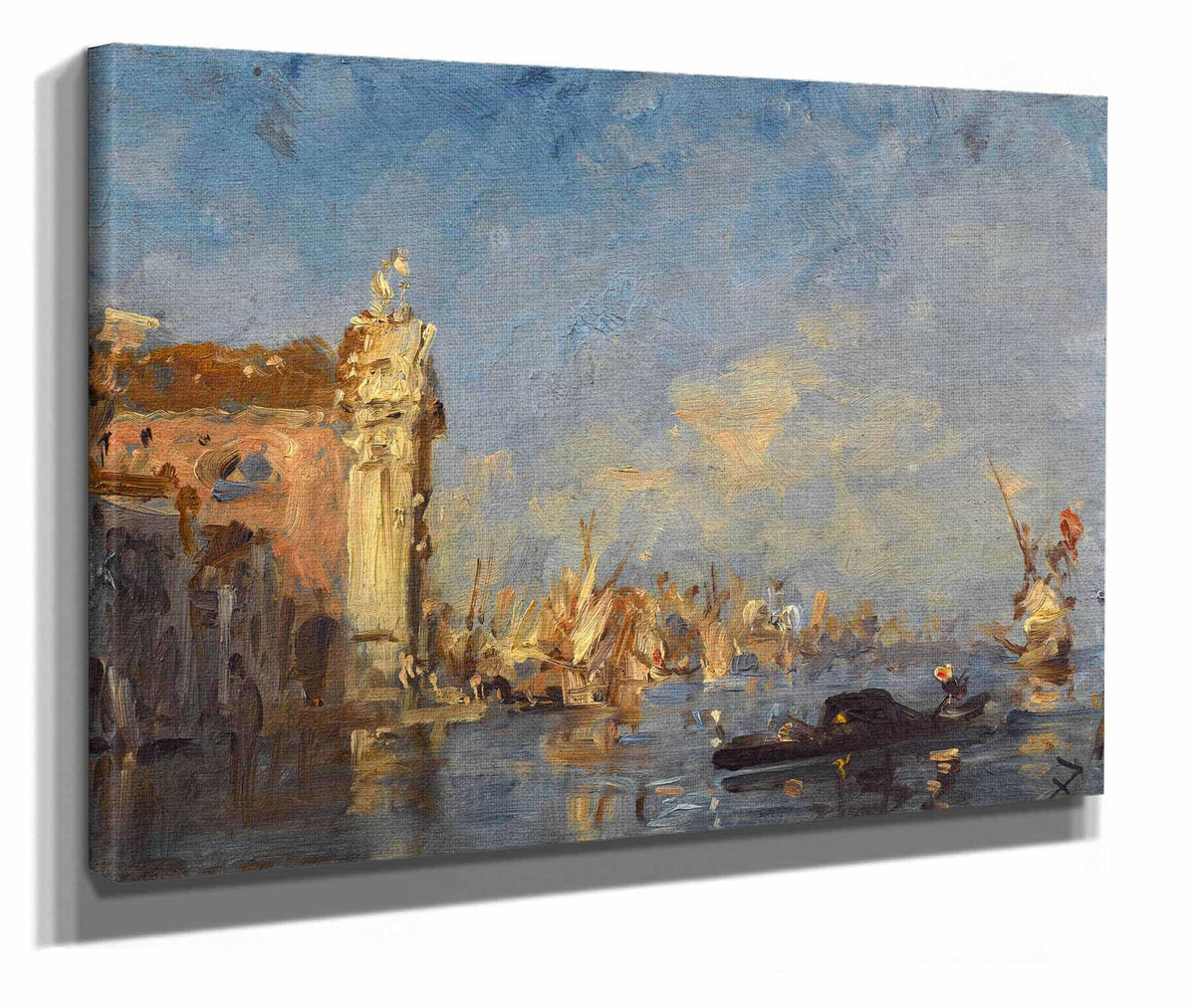 Venise Leglise Des Gesuati by Felix Ziem