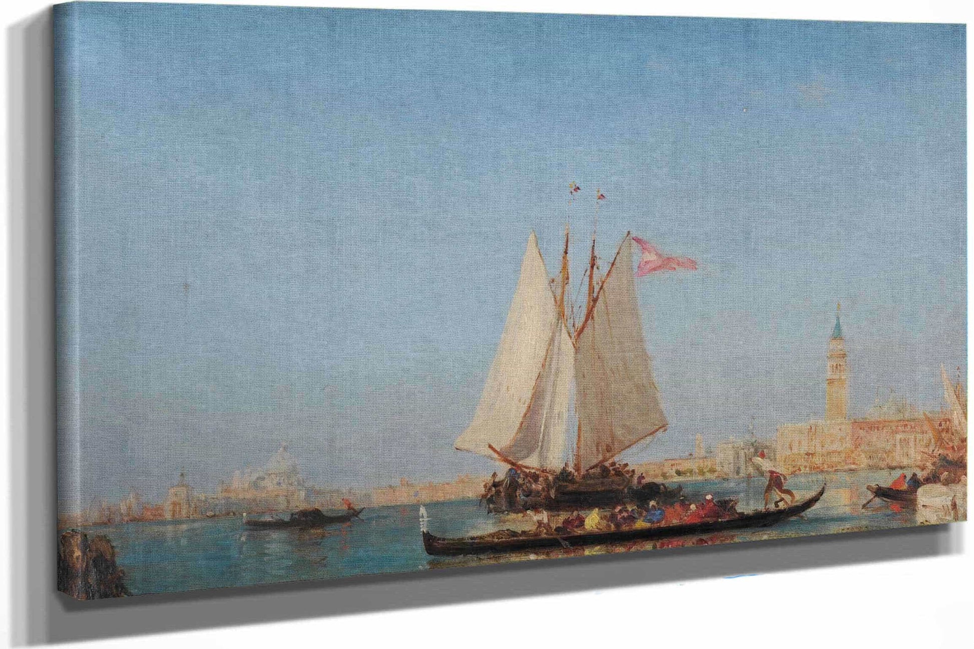 Venise Lentree Du Grand Canal by Felix Ziem
