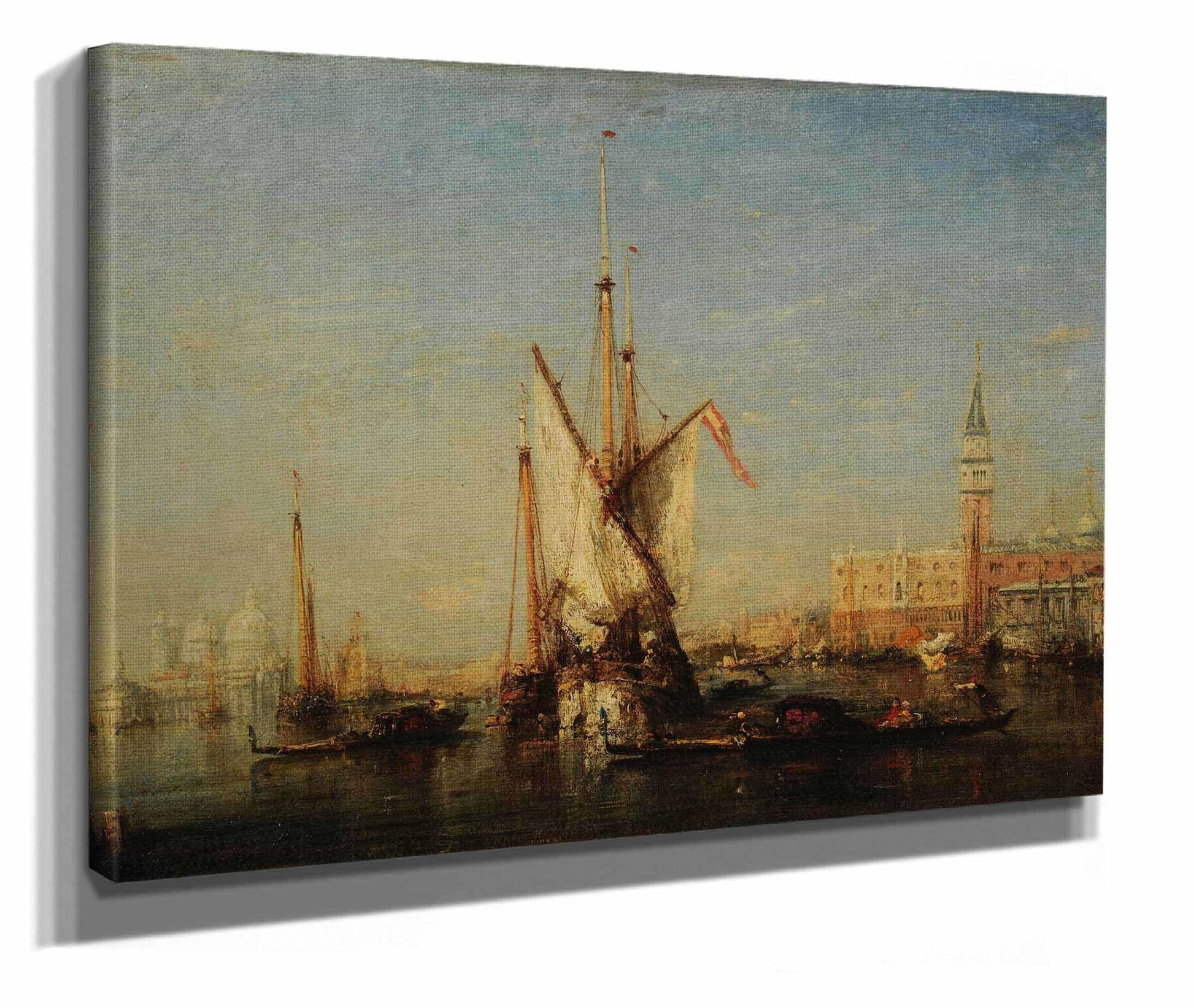 Venise Vue Sur San Giorgio Before by Felix Ziem