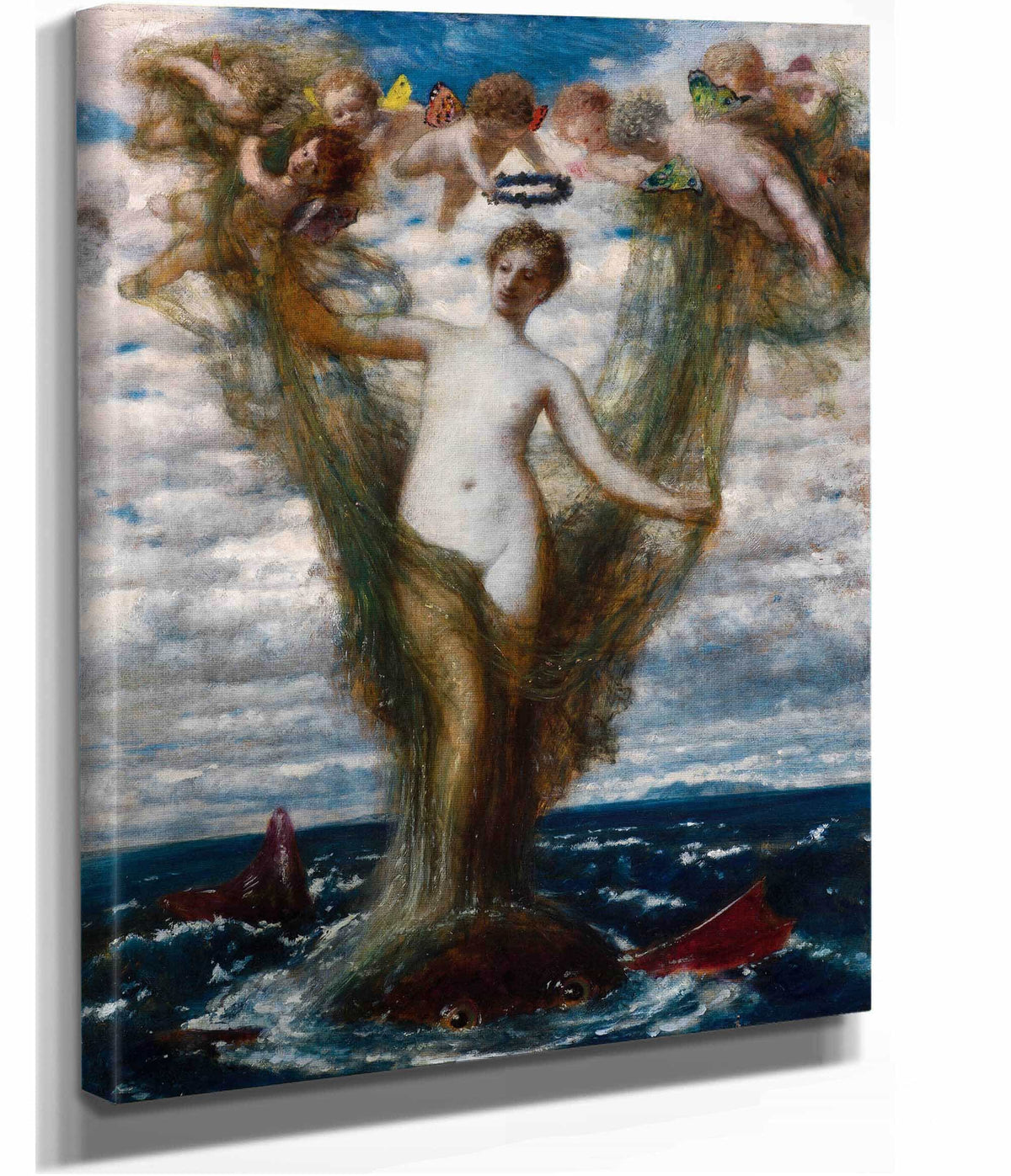 Venus Anadyomene by Arnold Bocklin