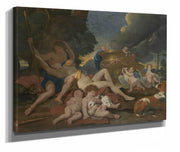 Venus And Adonis  by Nicolas Poussin