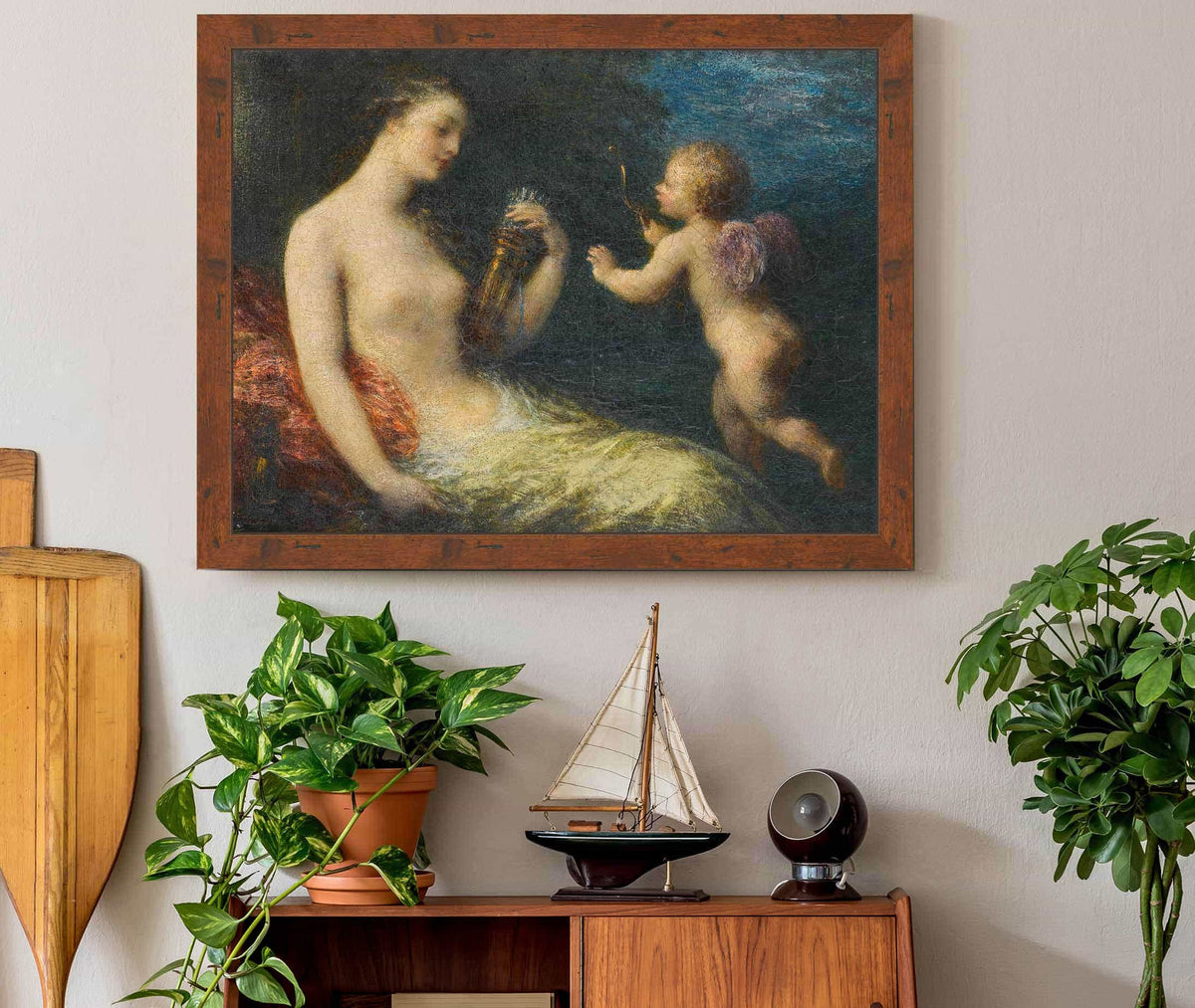 Venus And Cupid by Henri Fantin Latour