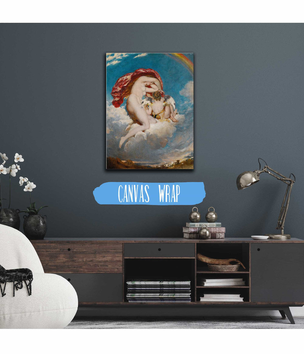 Venus And Cupid Descending by William Etty