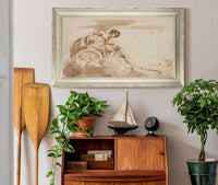 Venus And Cupid In A Chariot by Guercino