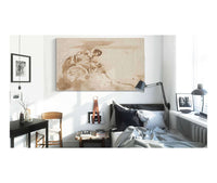 Venus And Cupid In A Chariot by Guercino