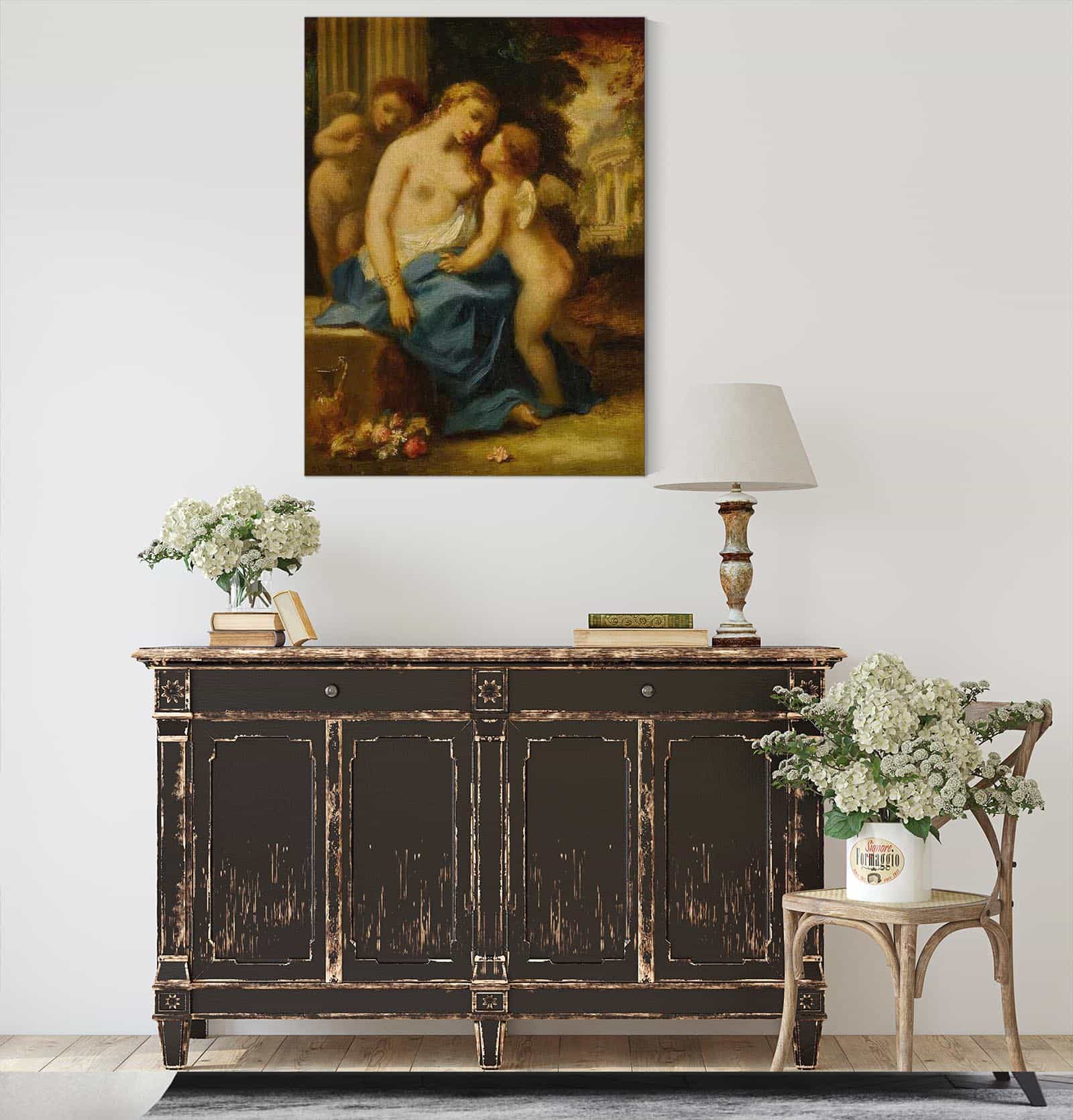Venus And Cupids by Narcisse Virgile Diaz De La Pena