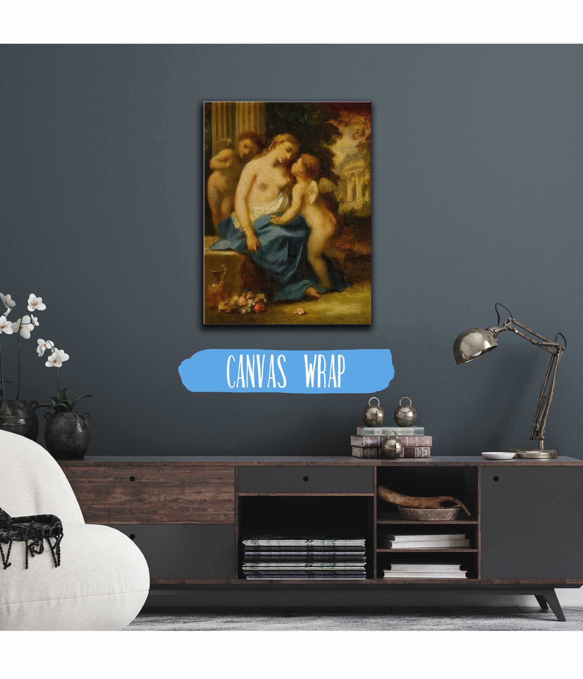 Venus And Cupids by Narcisse Virgile Diaz De La Pena