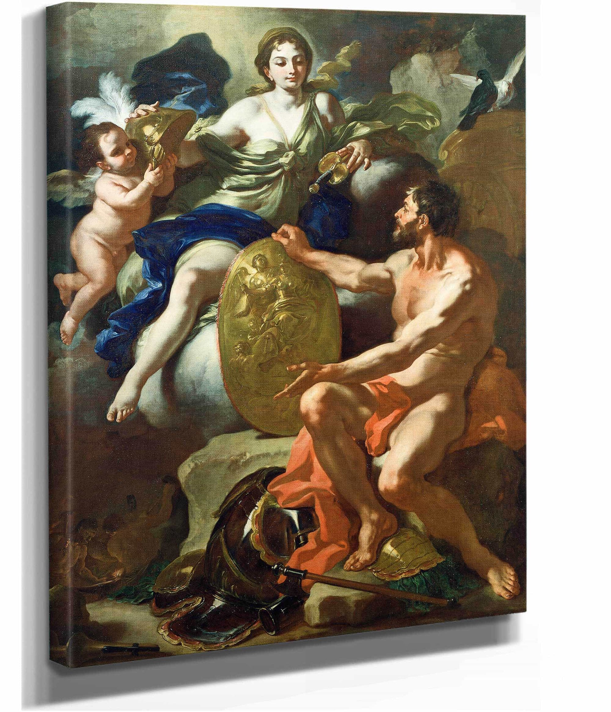 Venus At The Forge Of Vulcan by Francesco Solimena