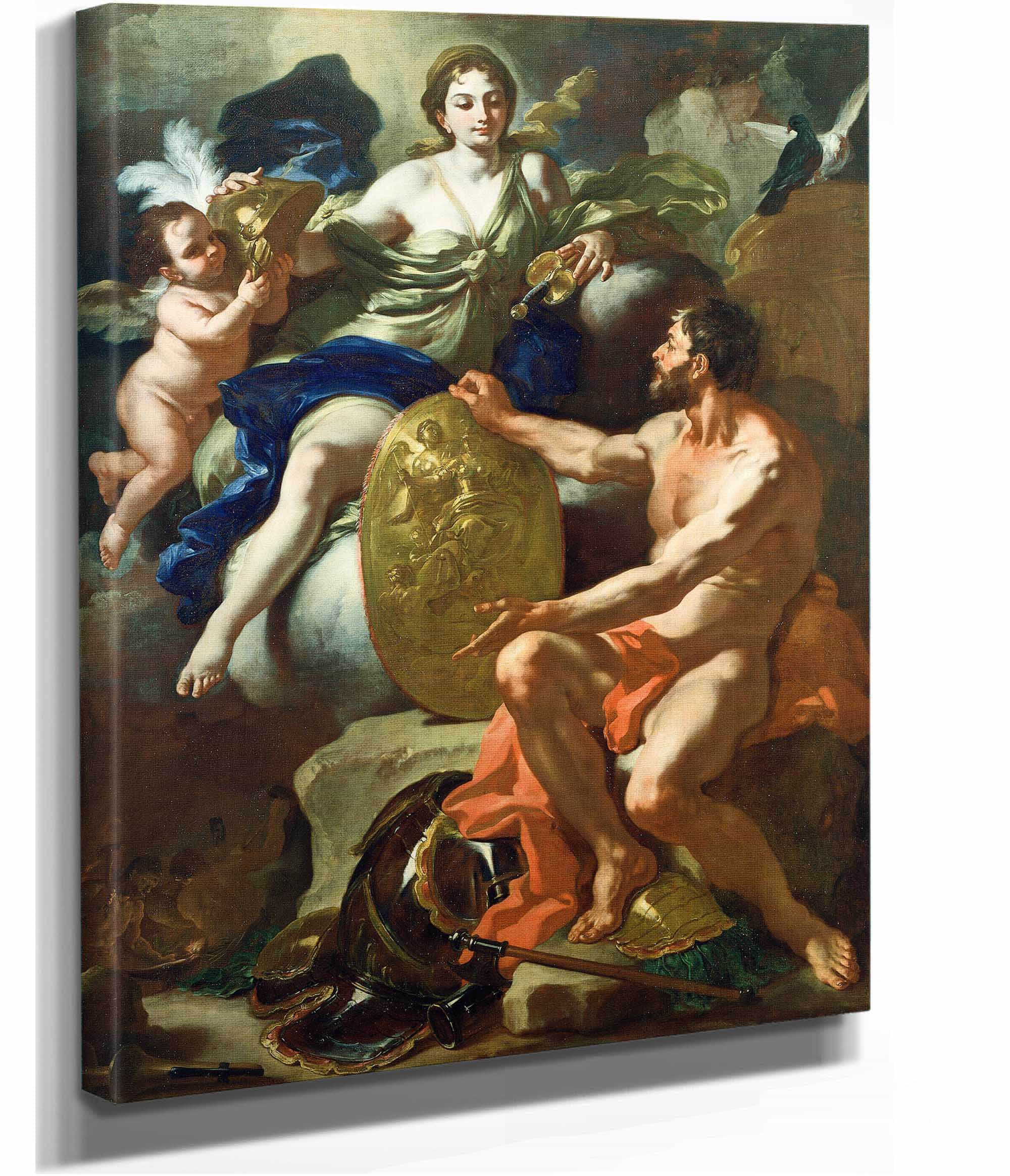 Venus At The Forge Of Vulcan by Francesco Solimena