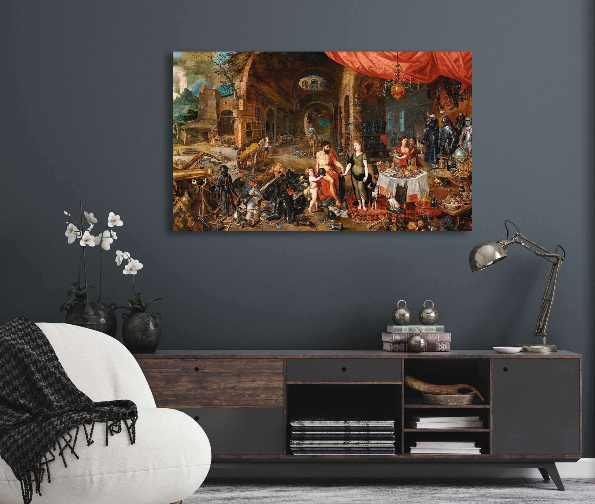 Venus At The Forge Of Vulcan by Jan Brueghel The Younger