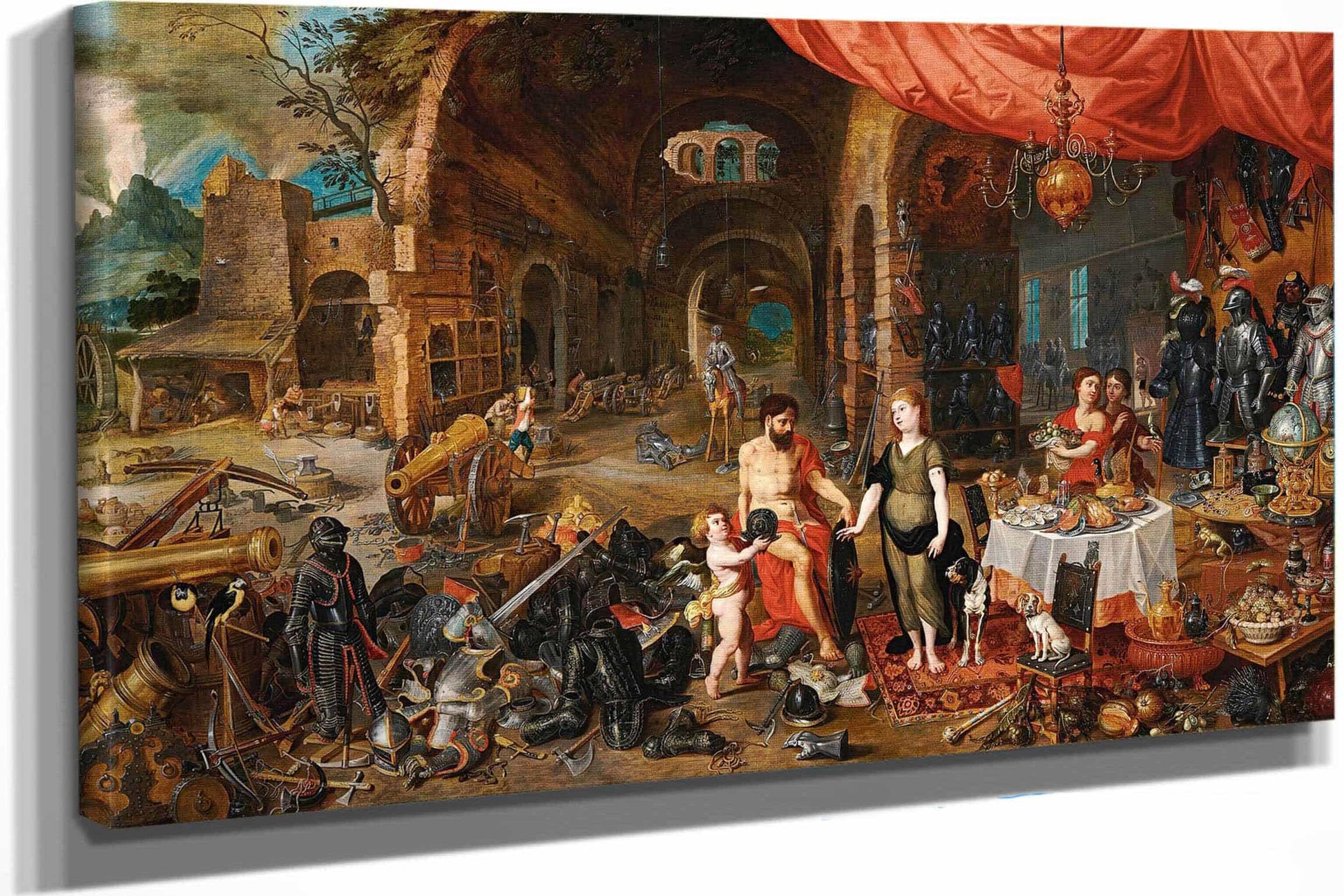 Venus At The Forge Of Vulcan by Jan Brueghel The Younger
