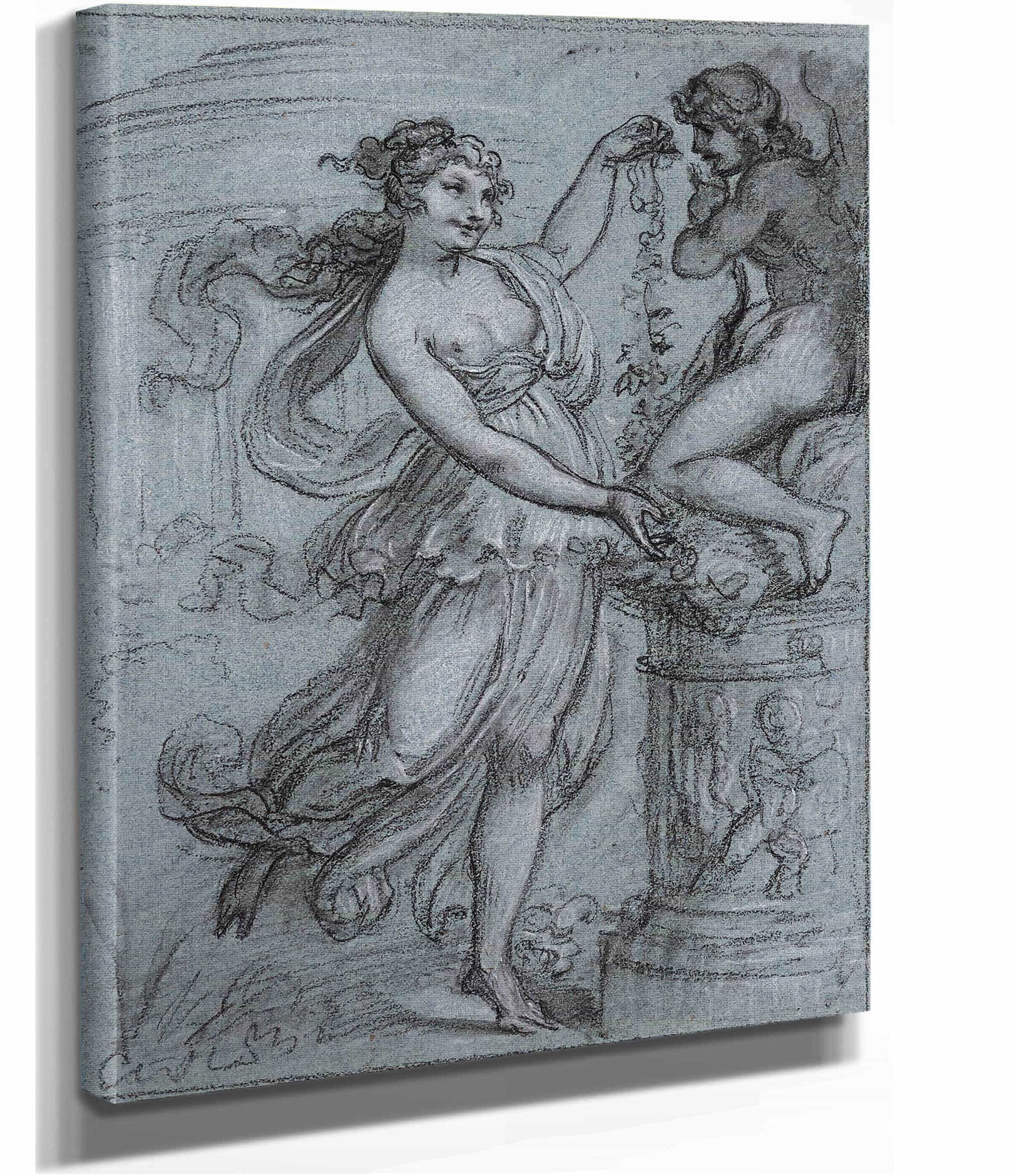 Venus Couronnant Lamour by Pierre Paul Prudhon