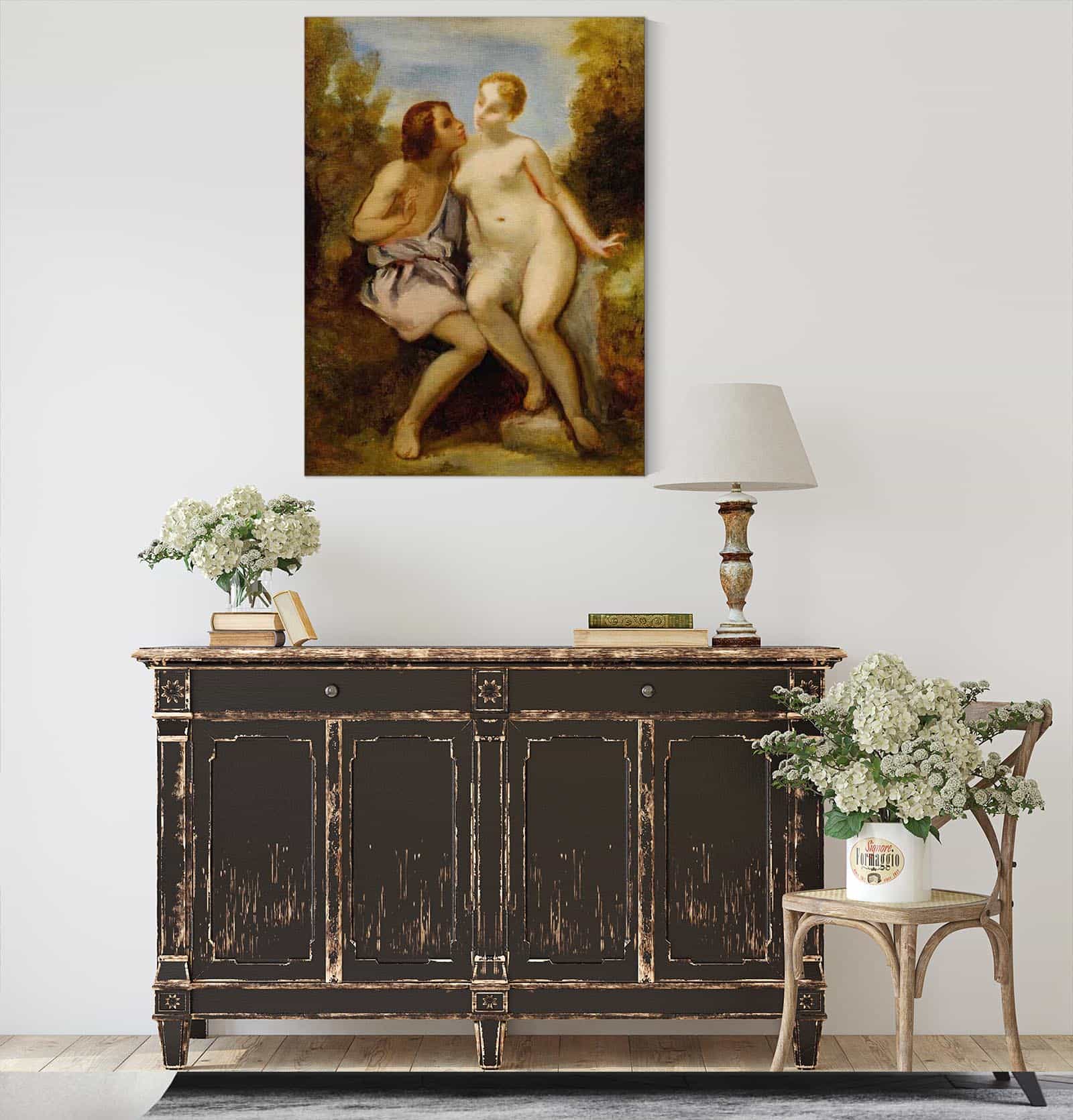 Venus Et Adonis by Narcisse Virgile Diaz De La Pena