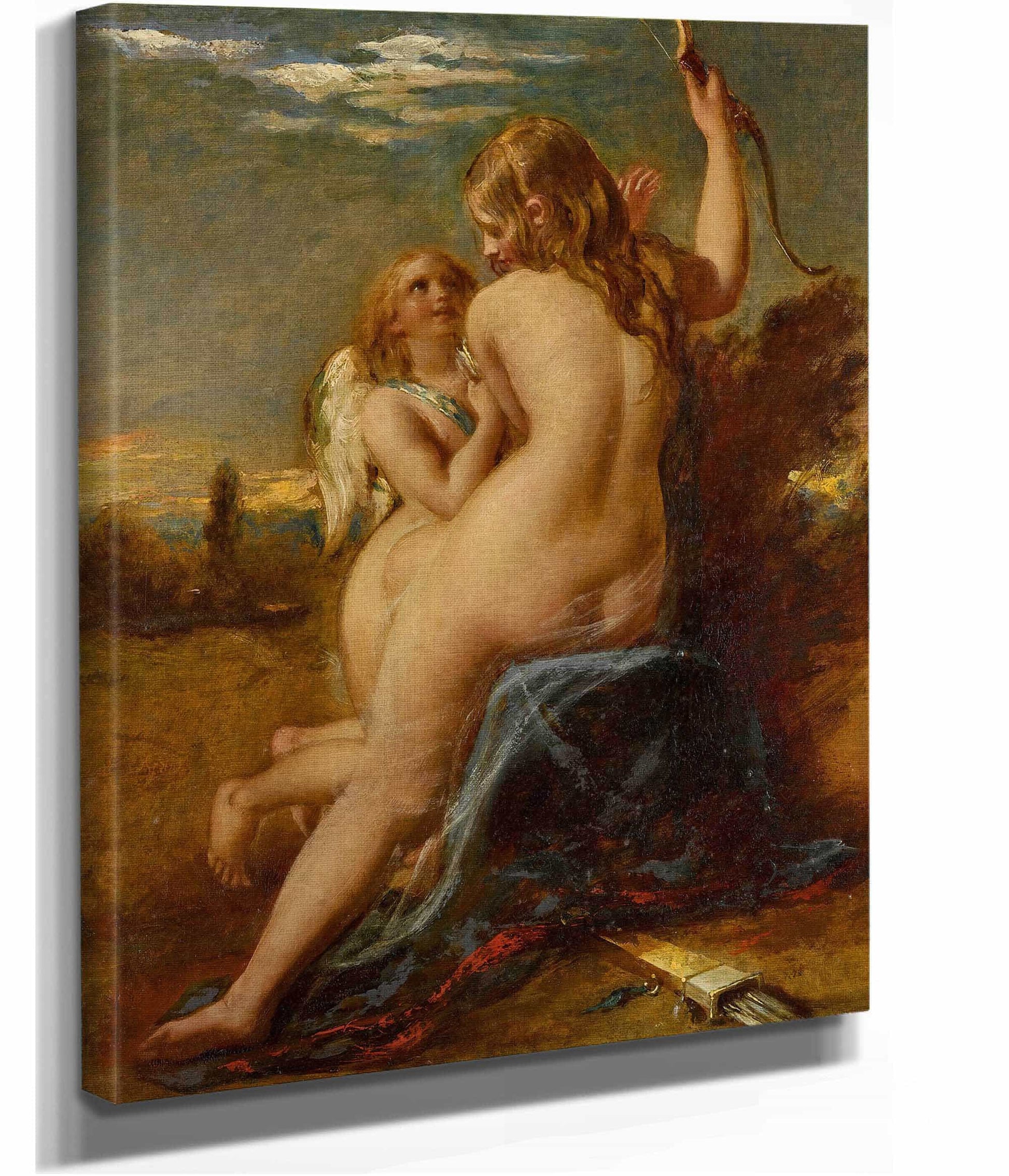 Venus Relieving Cupid Of His Bow by William Etty