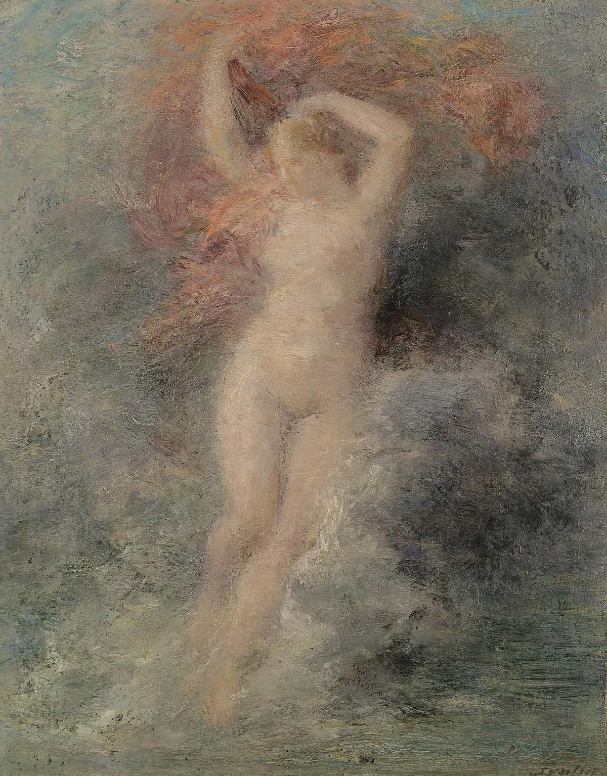 Venus Selevant Au Dessus De La Mer by Henri Fantin Latour