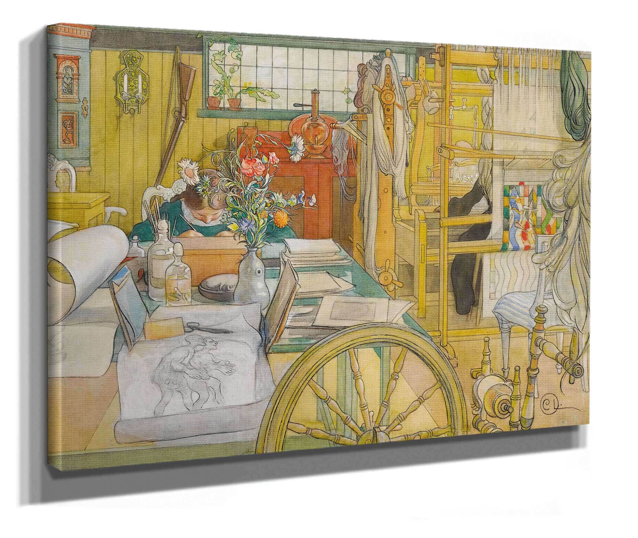 Verkstaden The Workshop by Carl Larsson