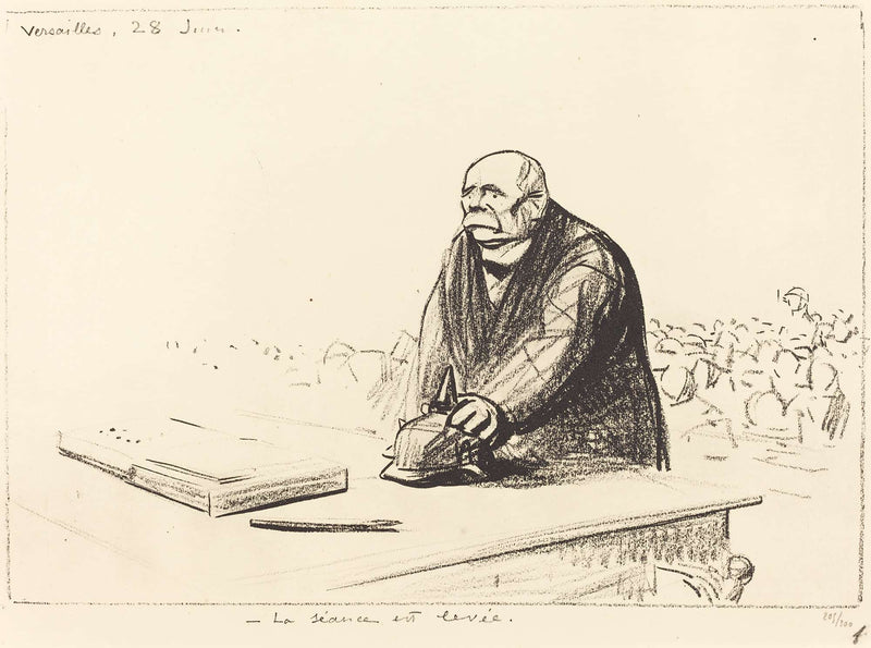 Versailles Juin by Jean Louis Forain