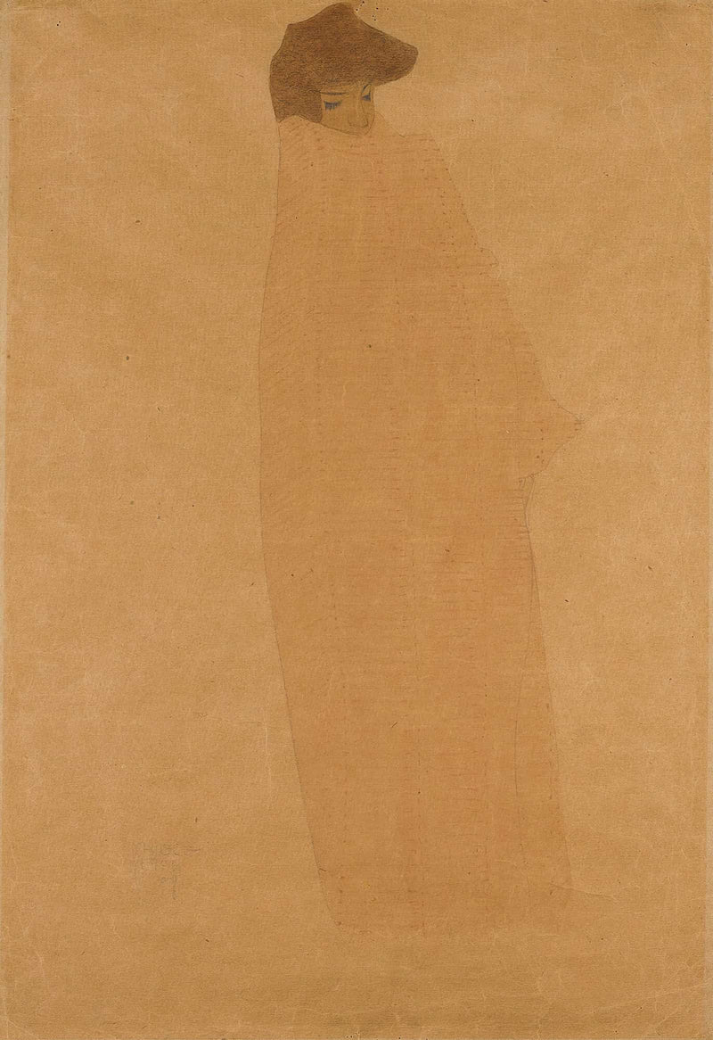 Verschleiertes Jahr Veiled Year by Egon Schiele