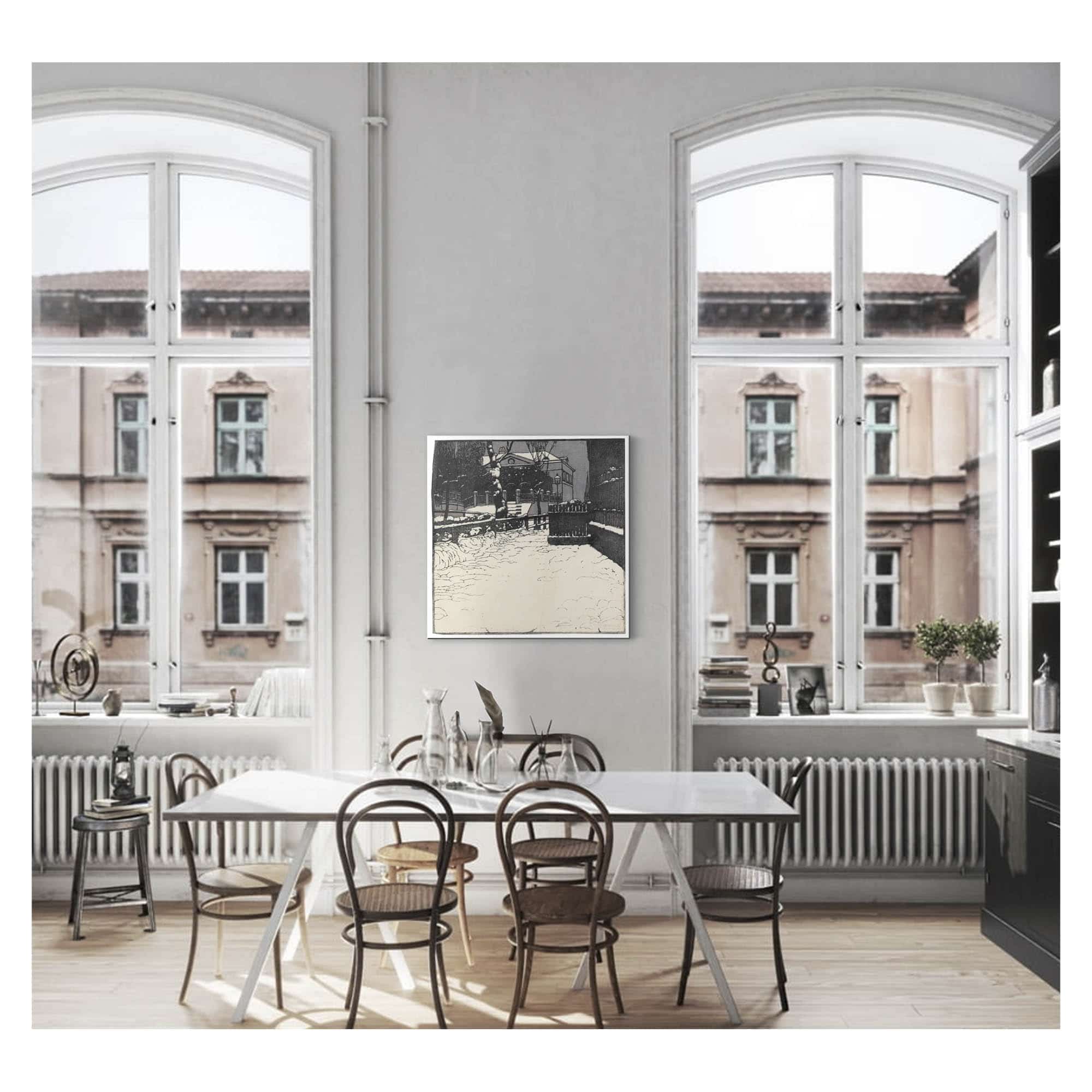 Verschneite Villa In Dobling by Carl Moll