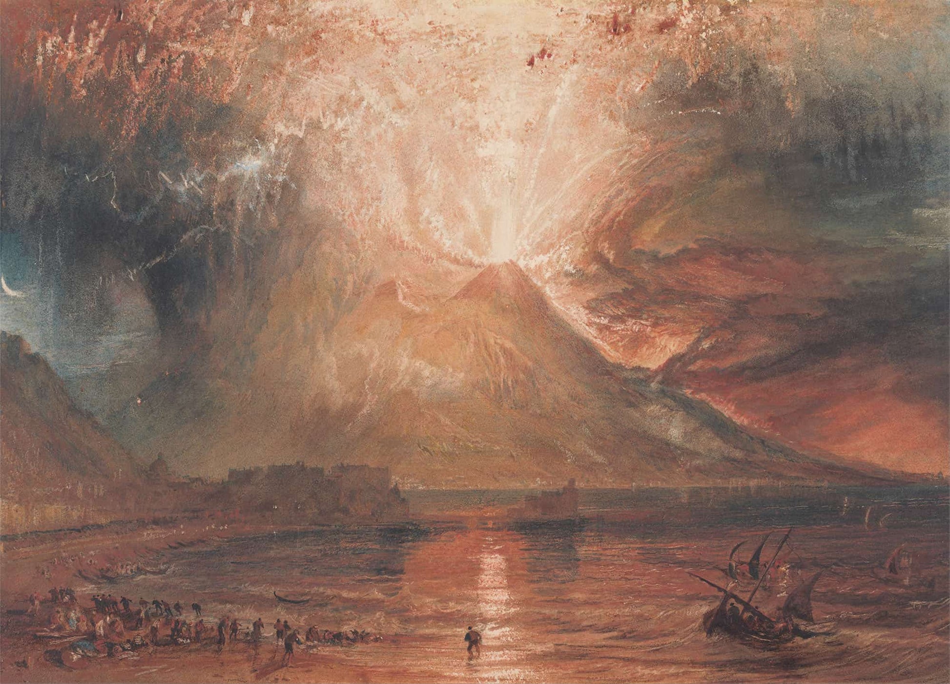 Vesuvius In Eruption Between And by Joseph Mallord William Turner