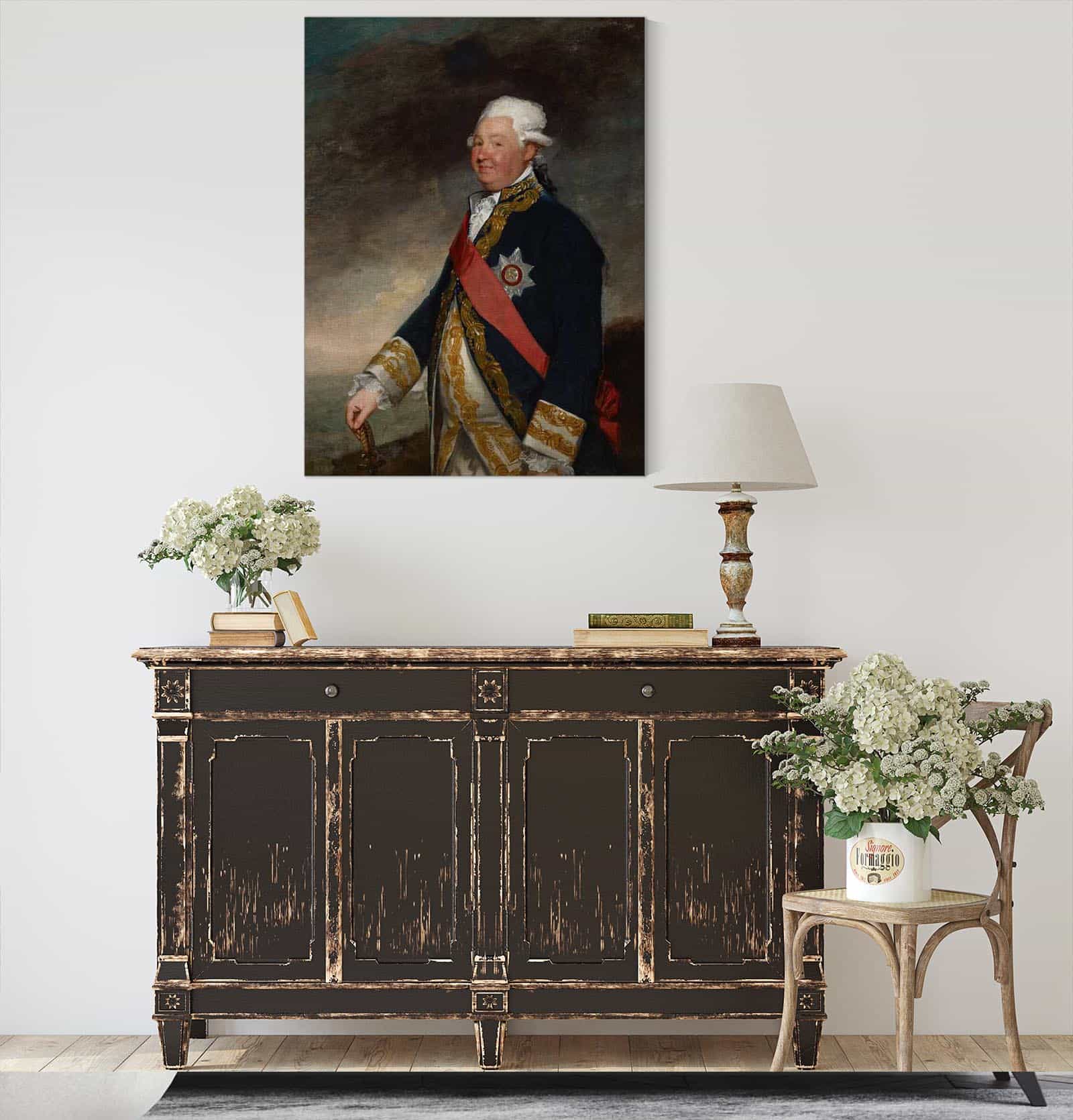 Vice Admiral Edward Hughes S by Gilbert Stuart