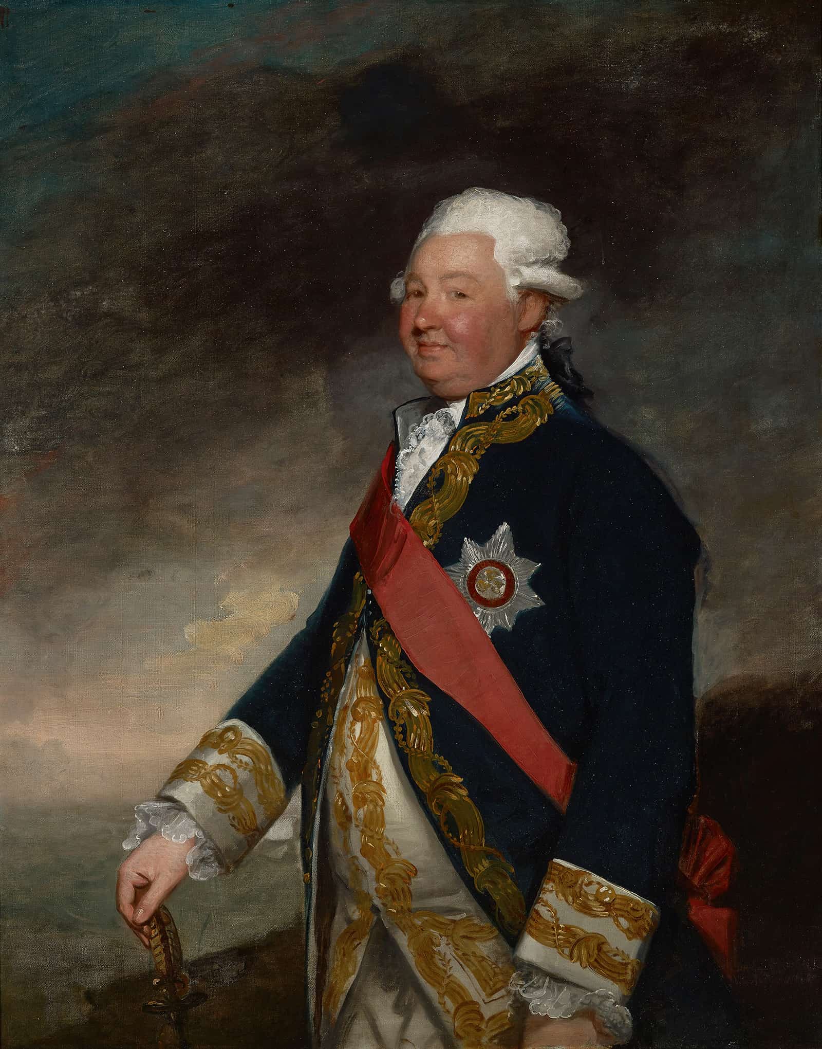 Vice Admiral Edward Hughes S by Gilbert Stuart