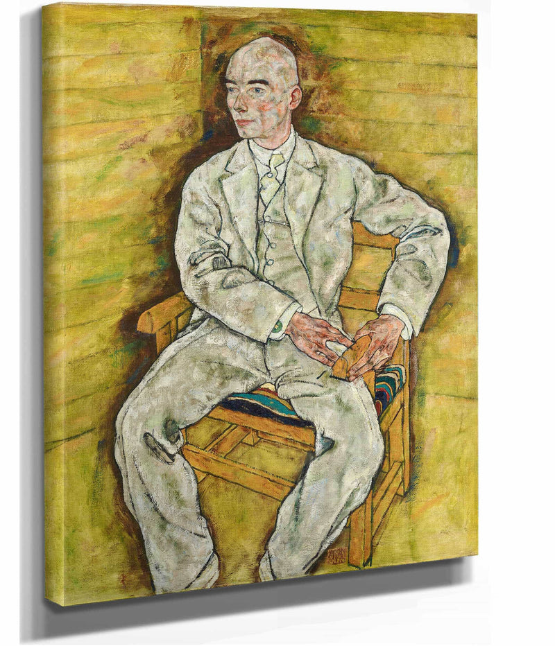 Victor Ritter Von Bauer by Egon Schiele