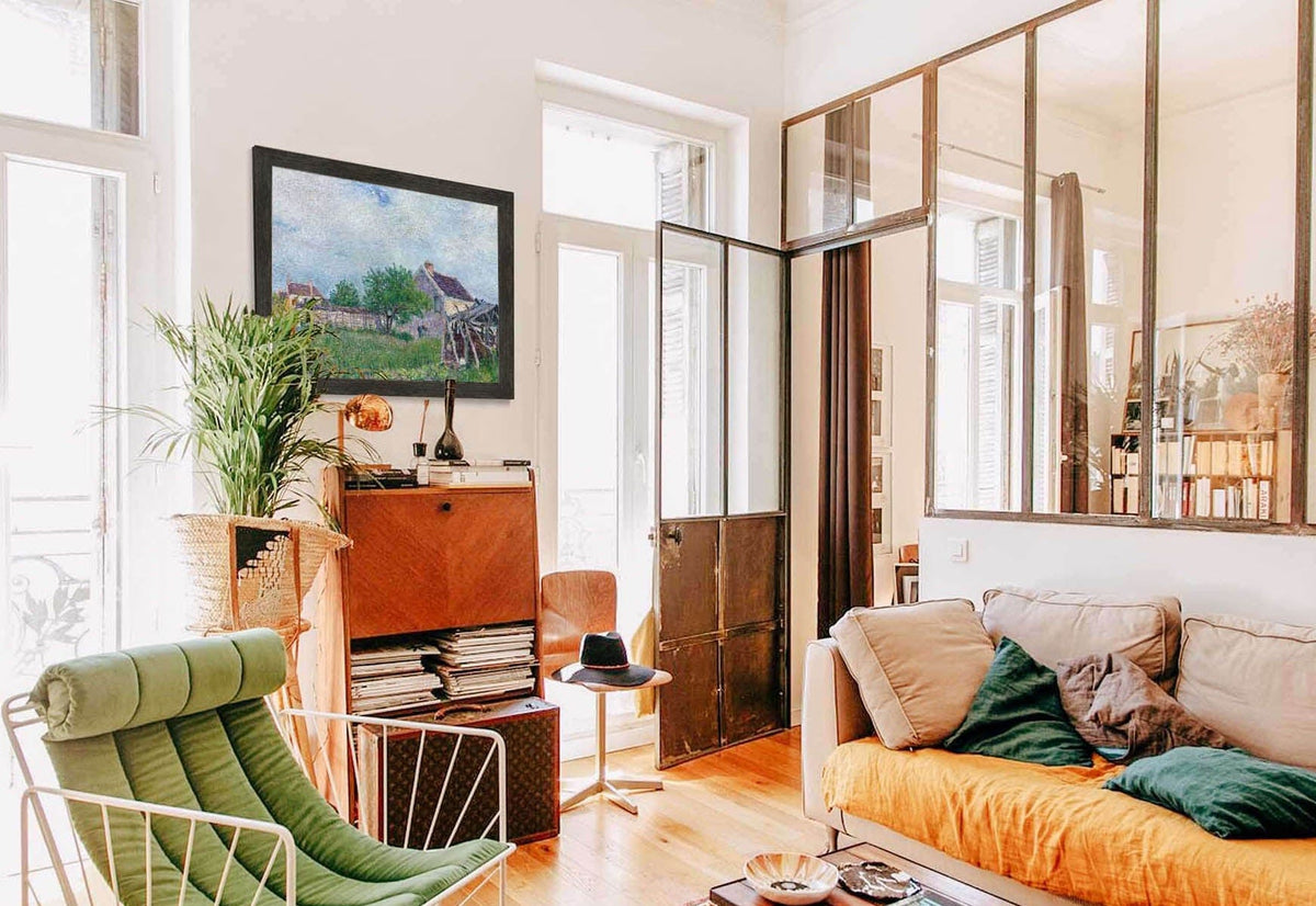 Vieille Chaumiere Aux Sablons by Alfred Sisley