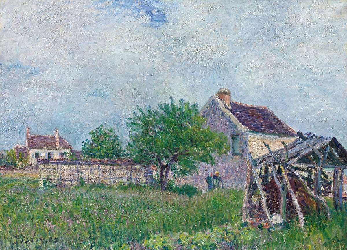 Vieille Chaumiere Aux Sablons by Alfred Sisley