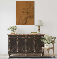 Vieille Femme Assise De Profil A Gauche by Pierre Puvis De Chavannes