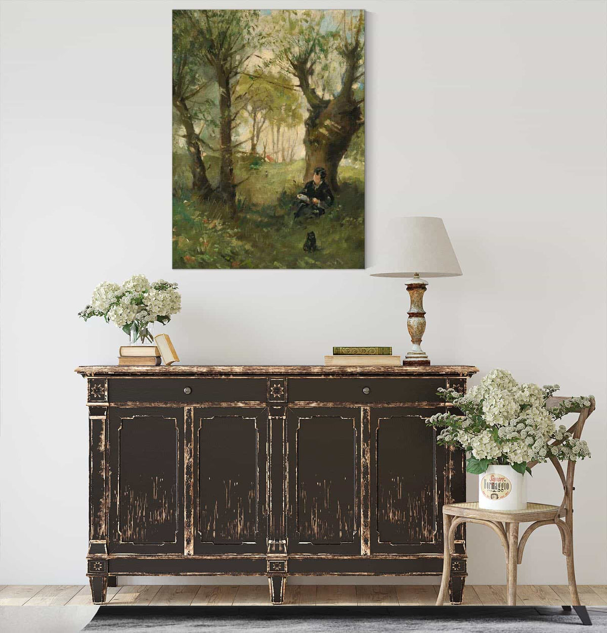 Vieux Chemin A Auvers by Berthe Morisot