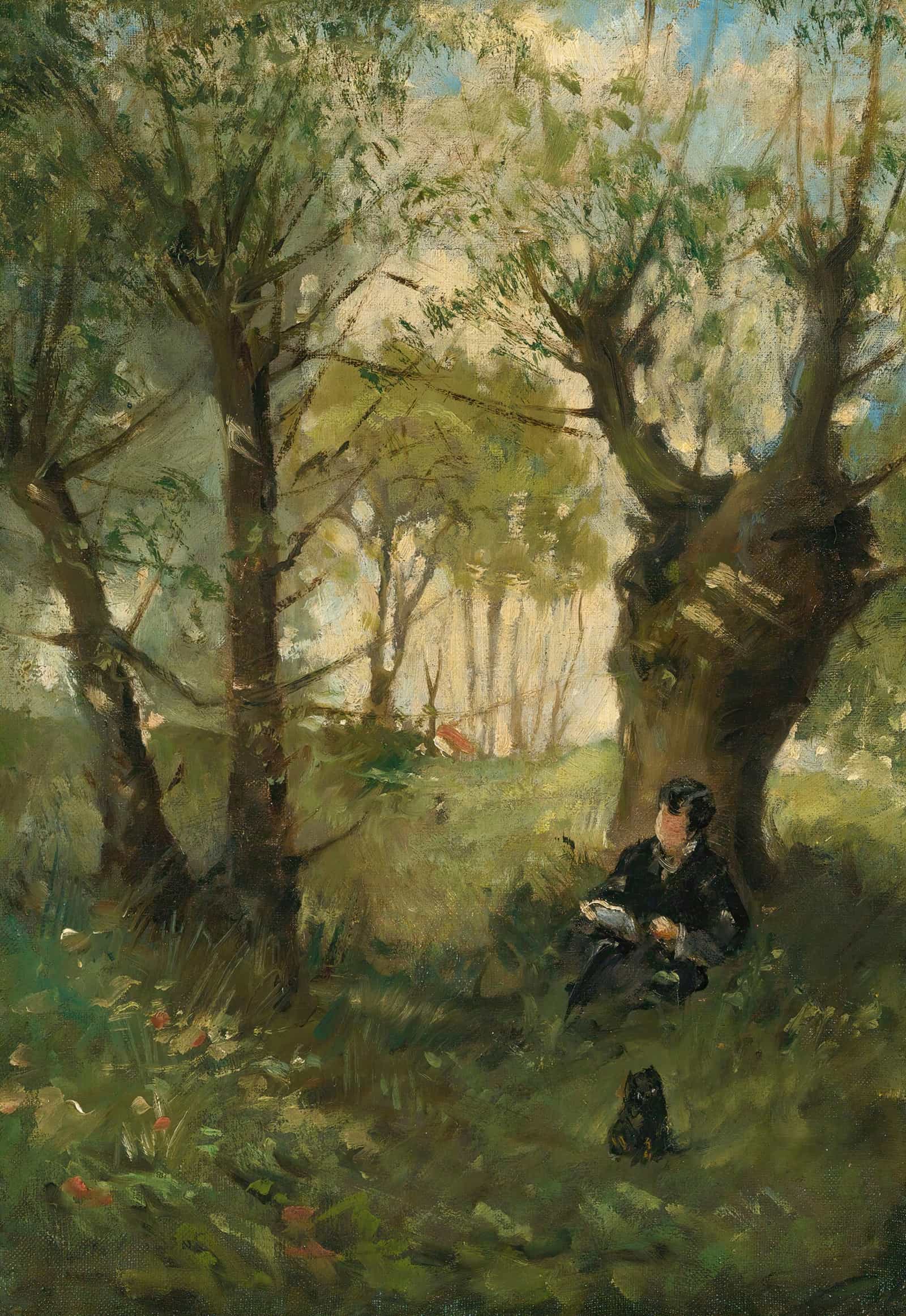 Vieux Chemin A Auvers by Berthe Morisot