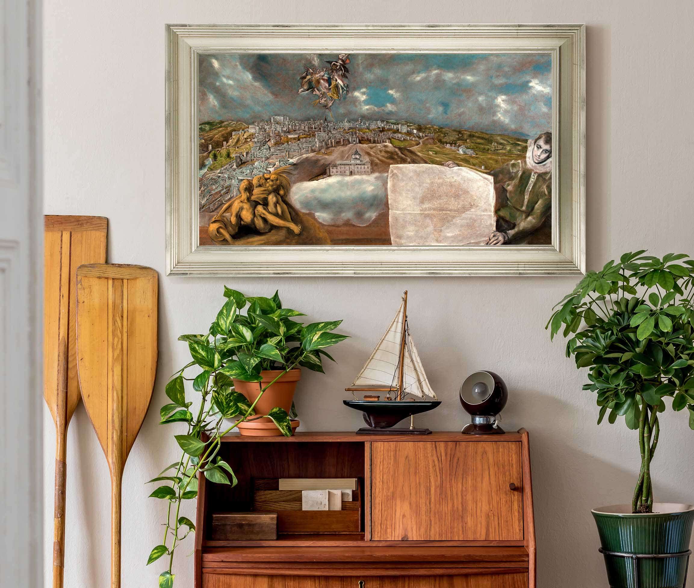 View And Plan Of Toledo by El Greco